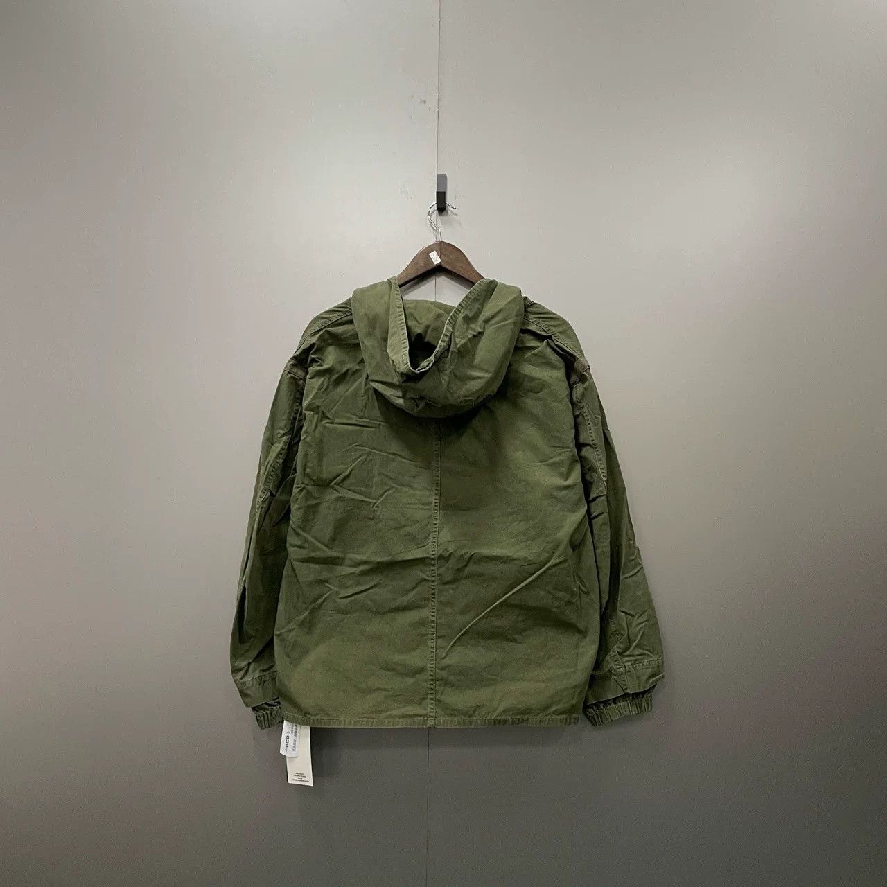NEXUSVII NEXUSVII Gray-Green Nylon Hoodie Size US S / EU 44-46 / 1 - 2 Thumbnail