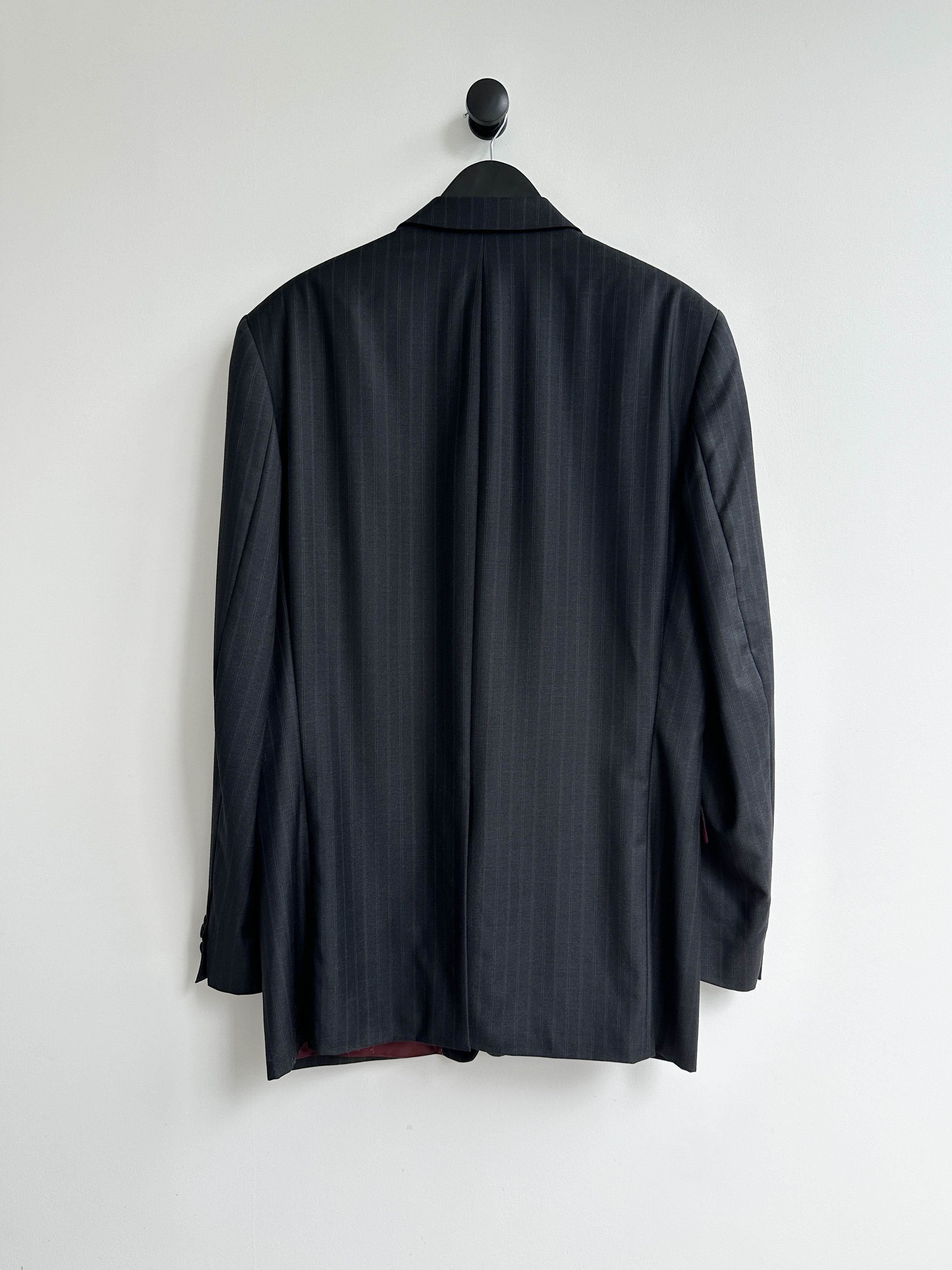 Ermenegildo Zegna Ermenegildo Zegna Black Wool Blazer Size 48R - 2 Thumbnail