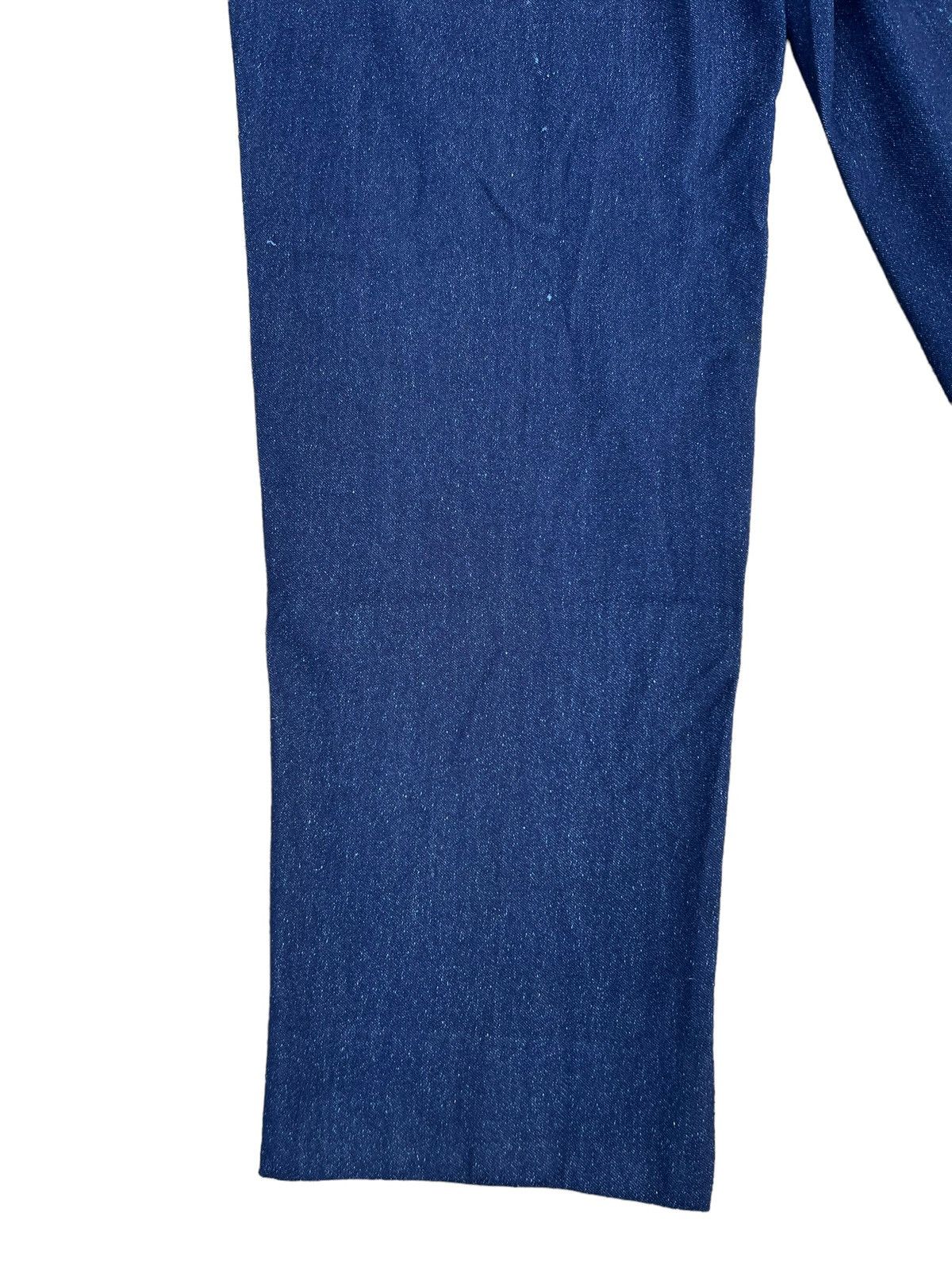 Celine Vintage 90s Celine Paris Distressed Wool Silk Trouser Pant Size US 32 / EU 48 - 16 Thumbnail