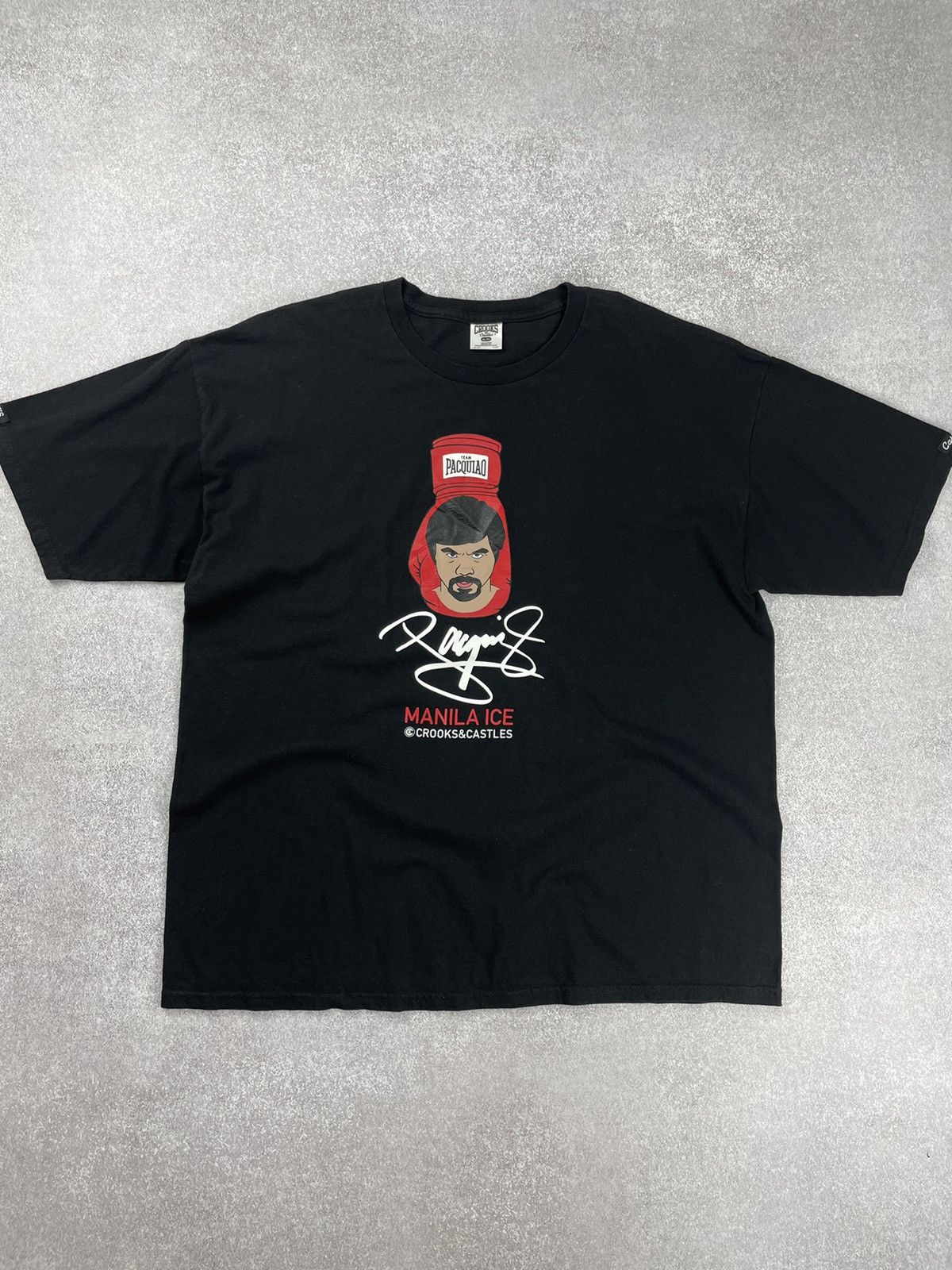 Crooks & Castles Crooks & Castles Manny Pacquiao Y2k Hype Tee T shirt Size US XL / EU 56 / 4 - 2 Thumbnail