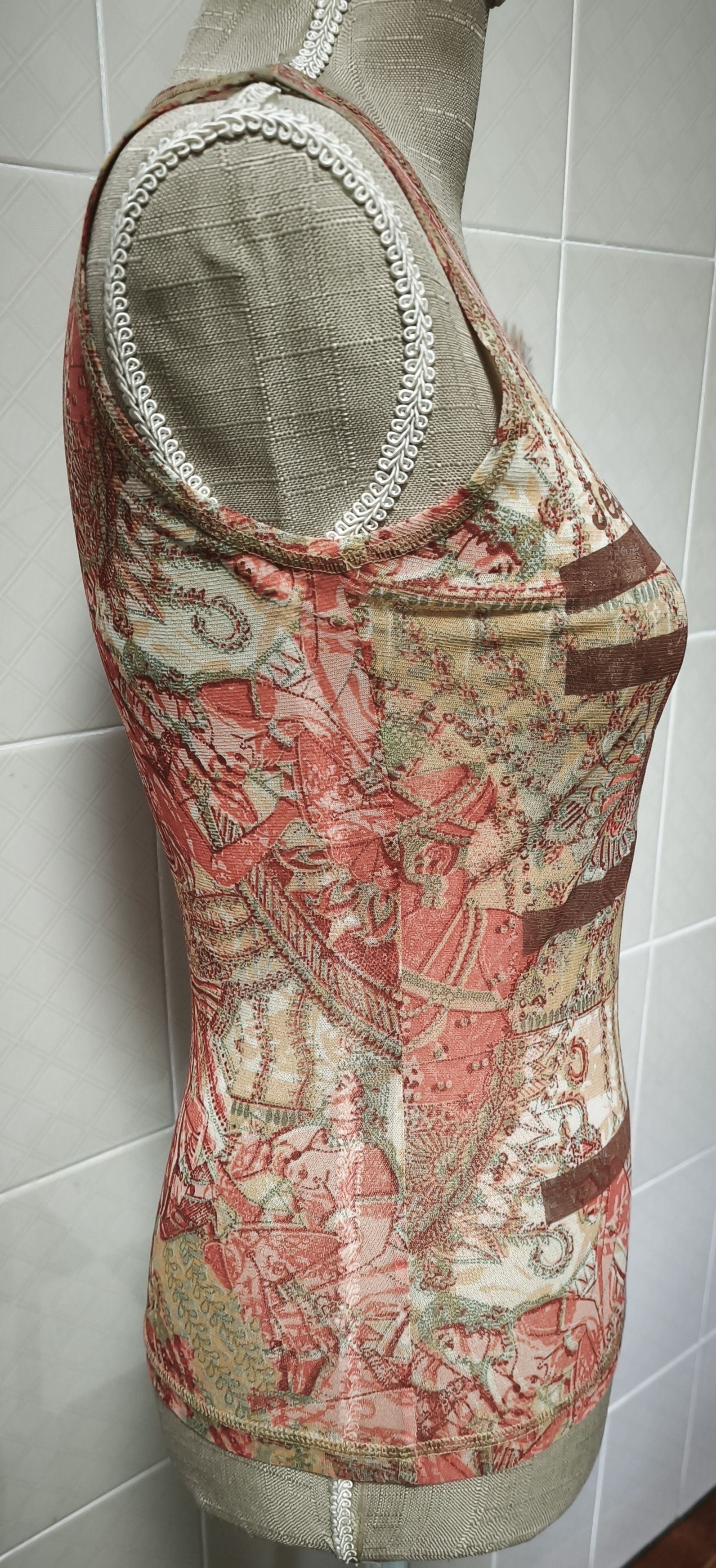 Jean Paul Gaultier 2000's - Kamasutra print tank top Size S / US 4 / IT 40 - 17 Thumbnail