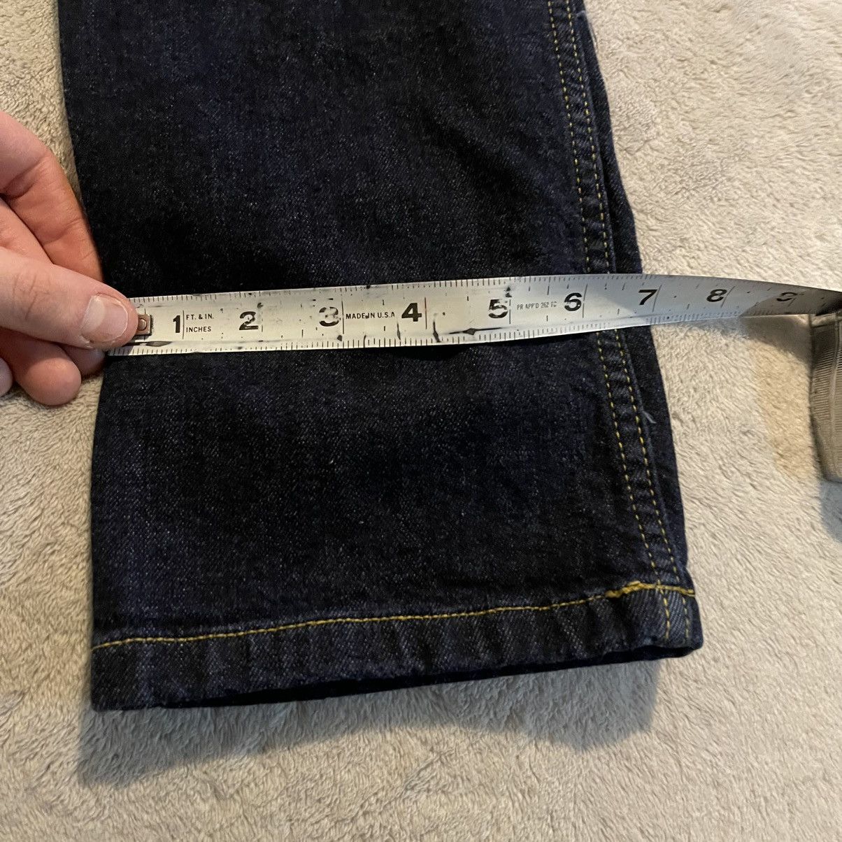 Other Free Assembly Womens Carpenter Jeans Size 16 Straight Leg Size 38" / US 16 / IT 52 - 9 Thumbnail