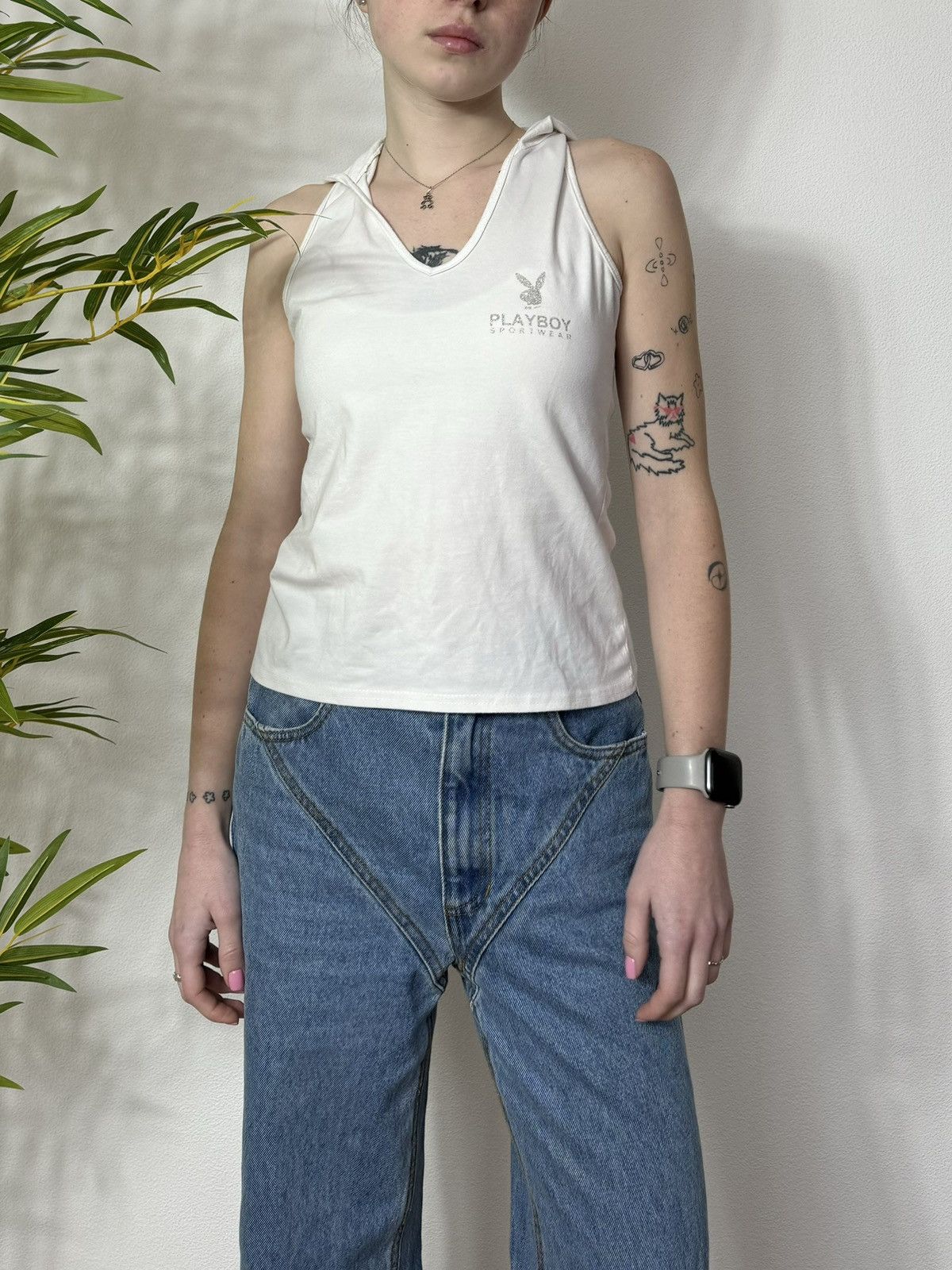 Playboy VINTAGE PLAYBOY AVANT GARDE NUN HOODED TANK TOP Size M / US 6-8 / IT 42-44 - 5 Thumbnail