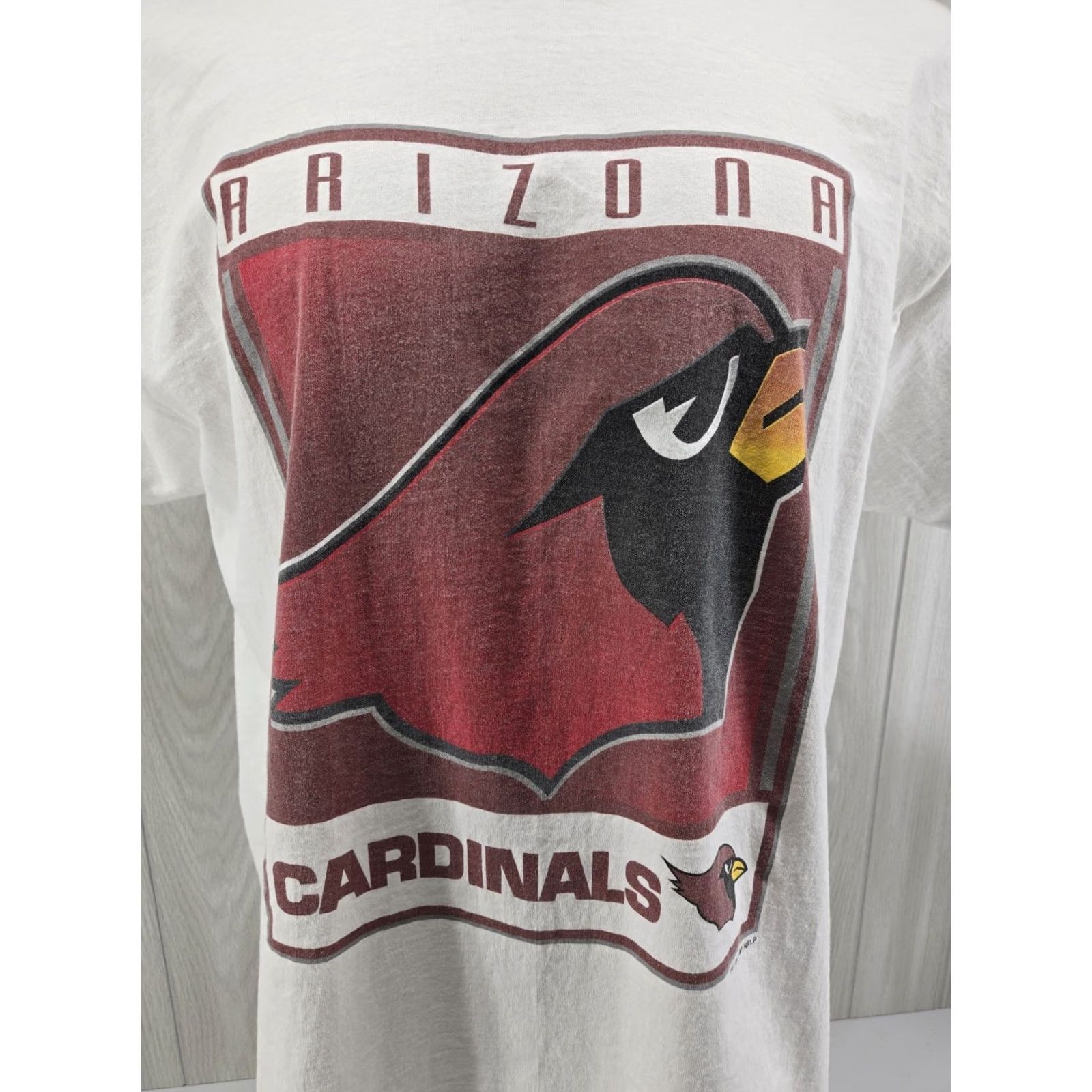 Pro Player VINTAGE Pro Player Football Graphic Tee White XL Arizona Cardinals Shirt Men Size US XL / EU 56 / 4 - 3 Thumbnail