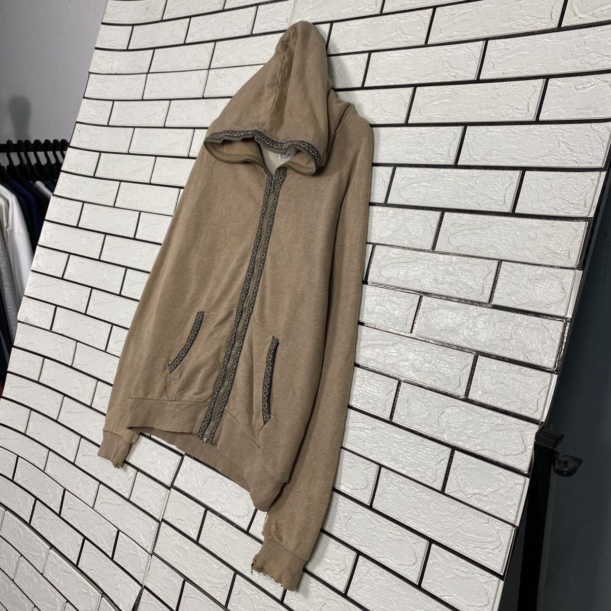 Hysteric Glamour 📌Vintage Zipper Sweater Go Slow Caravan Patchwork Size US M / EU 48-50 / 2 - 3 Thumbnail