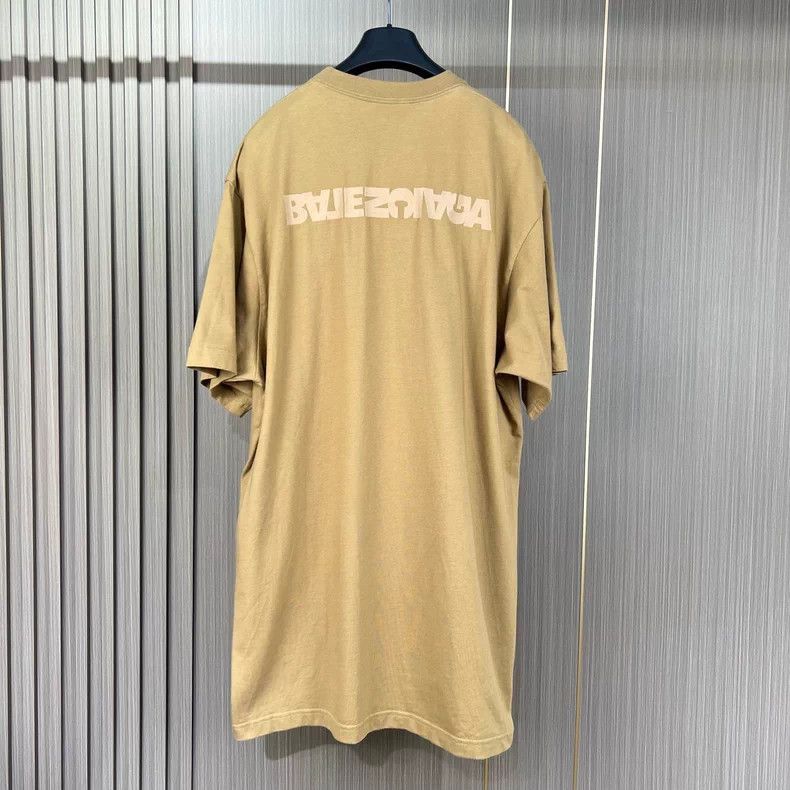 Balenciaga Balenciaga Reversed Embroidered Letter Logo Short Sleeve Size US M / EU 48-50 / 2 - 2 Thumbnail