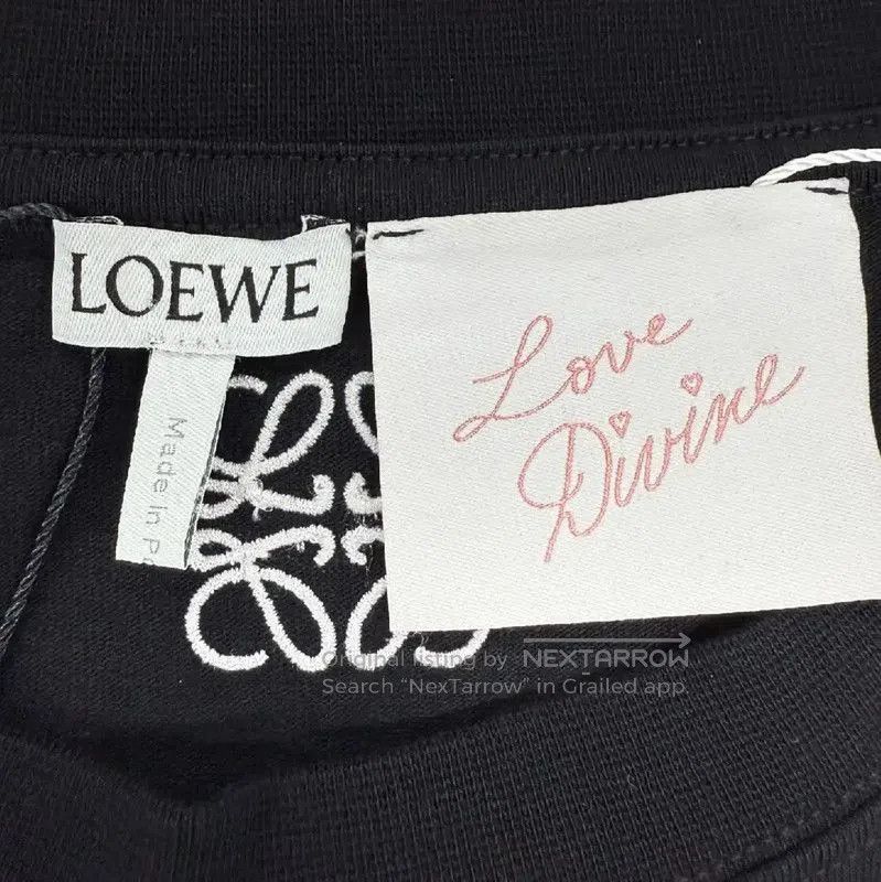 Loewe Loewe Black Cotton Graphic T-Shirt for Women . Size XS / US 0-2 / IT 36-38 - 3 Thumbnail