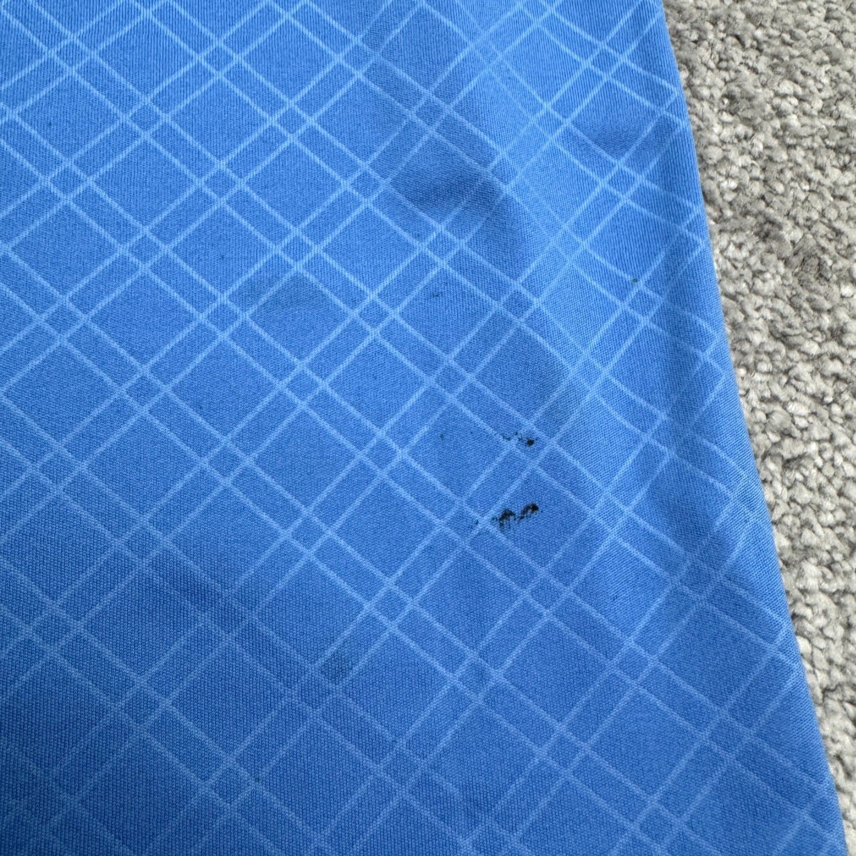 Vintage Greg Norman Performance Polo Shirt Mens L Blue Plaid Golf Tennis Short Sleeve Shirt Size US L / EU 52-54 / 3 - 5 Thumbnail