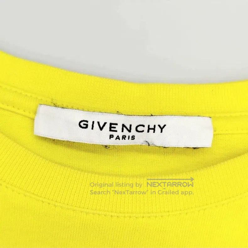 Givenchy Givenchy Sleeve Logo Yellow T-Shirt Size US XS / EU 42 / 0 - 3 Thumbnail
