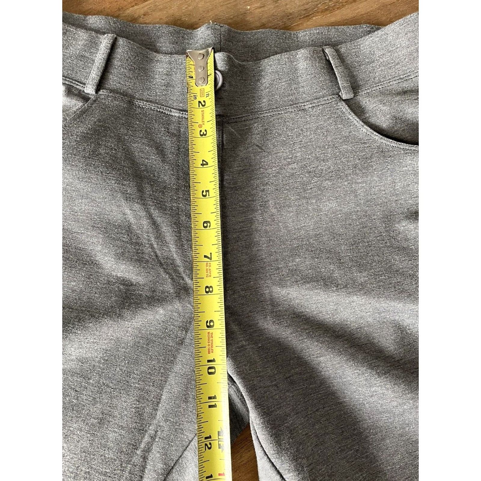 Vintage WILLIT Pants Dress Boots? Bootcut Yoga Pants Womens Large Petite Slacks Stretch Office Casual Gray 30in Inseam 31in Waist Petites Size 24" / US 00 / IT 34 - 7 Thumbnail