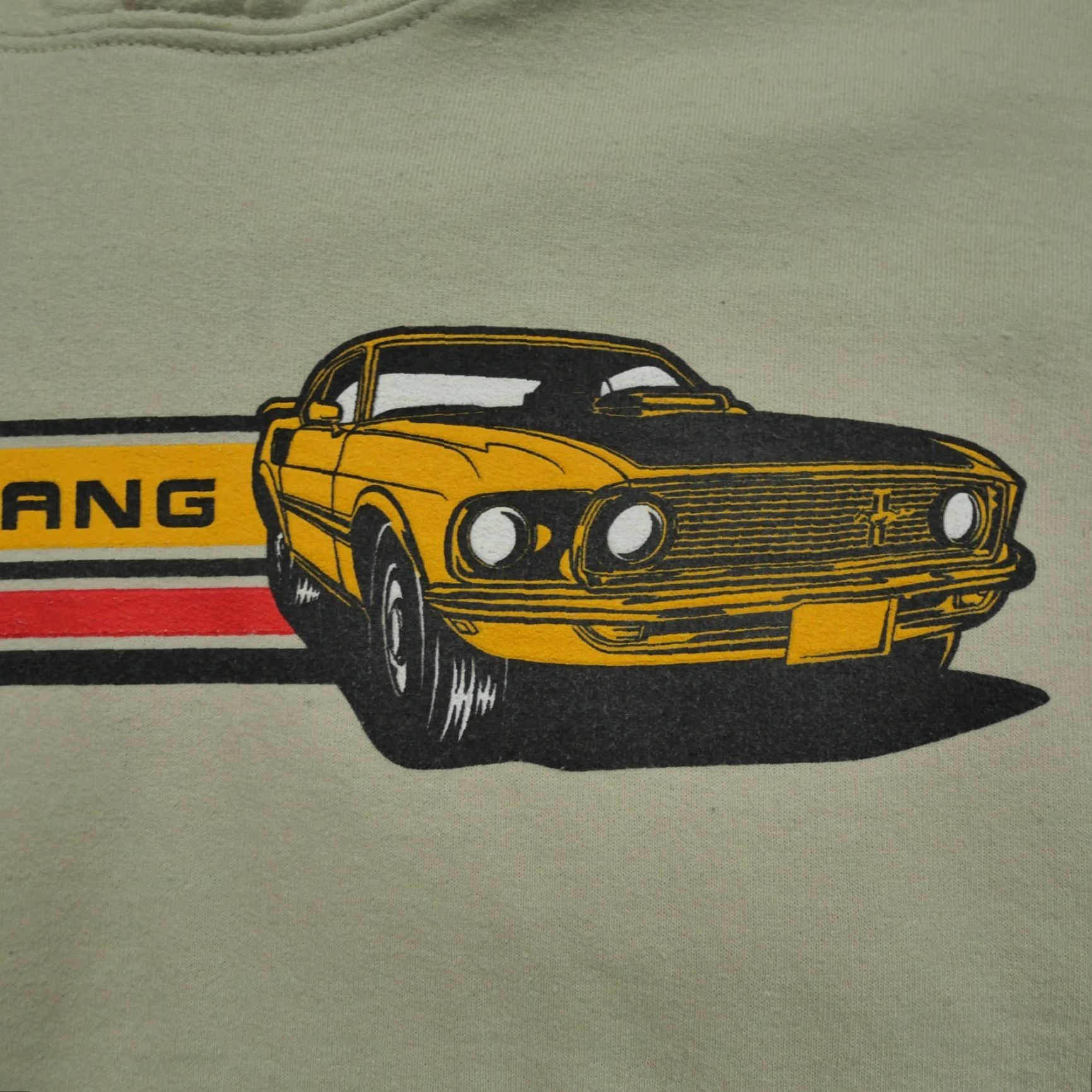 Ford Ford Hoodie Mens XL Brown Pullover Hooded Logo Ford Mustang Sports Car Size US XL / EU 56 / 4 - 4 Thumbnail