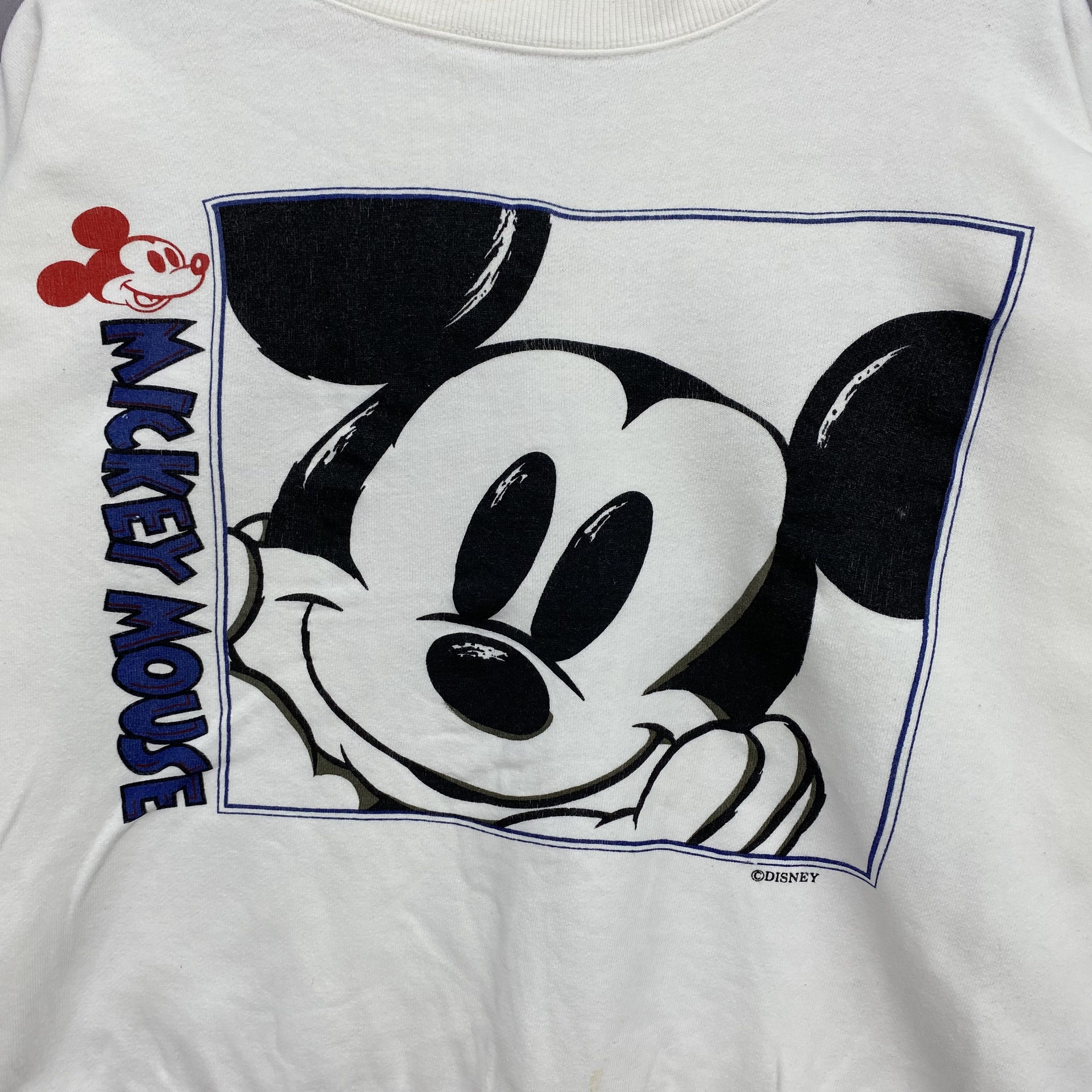 Mickey Mouse Vintage 90s Mickey Mouse Sweater Cartoon Sweatshirt Size US L / EU 52-54 / 3 - 2 Thumbnail