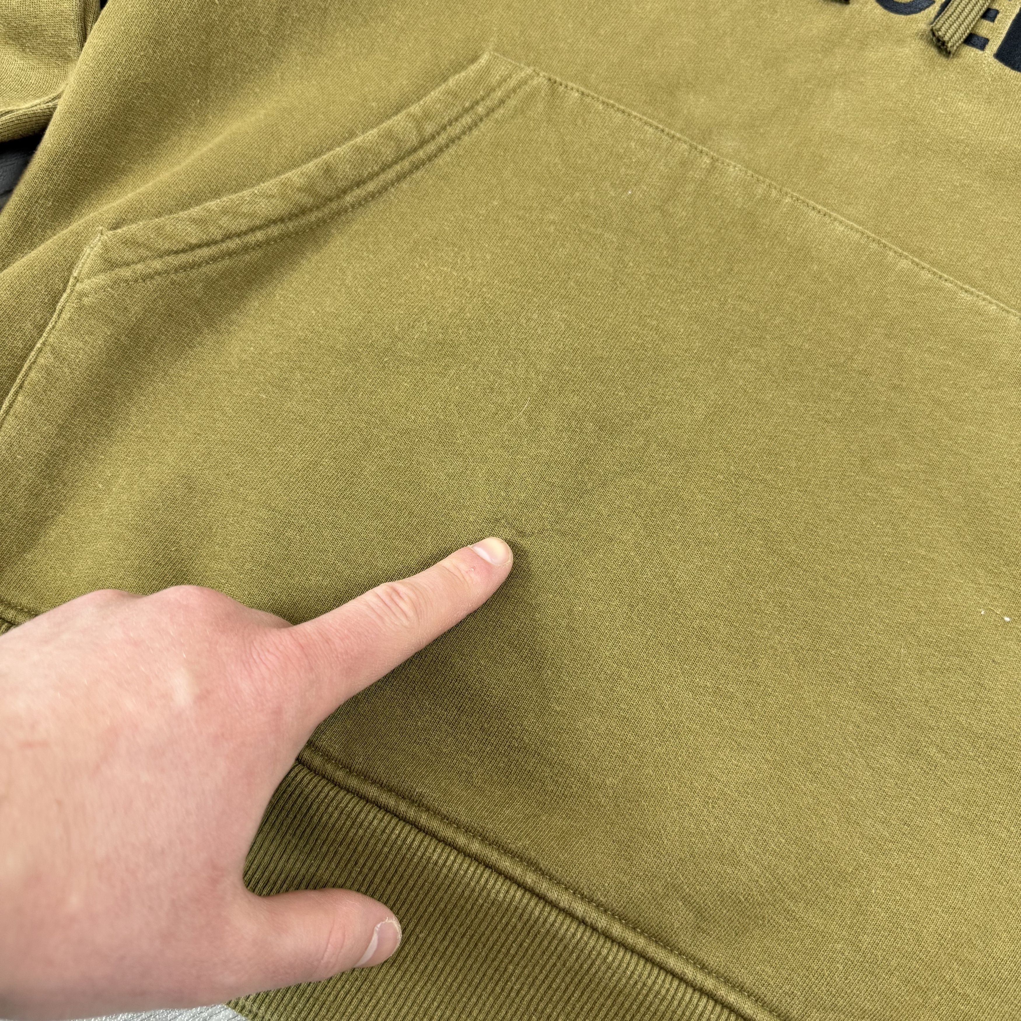 The North Face The North Face Embroidered Khaki Hoodie Hooded Sweat Size US S / EU 44-46 / 1 - 6 Thumbnail