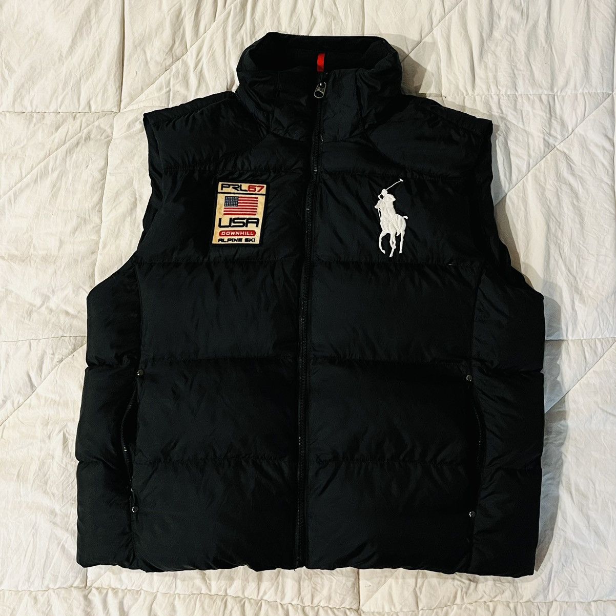 Polo Ralph Lauren Big Pony Alpine Ski Down Puffer Vest | Grailed