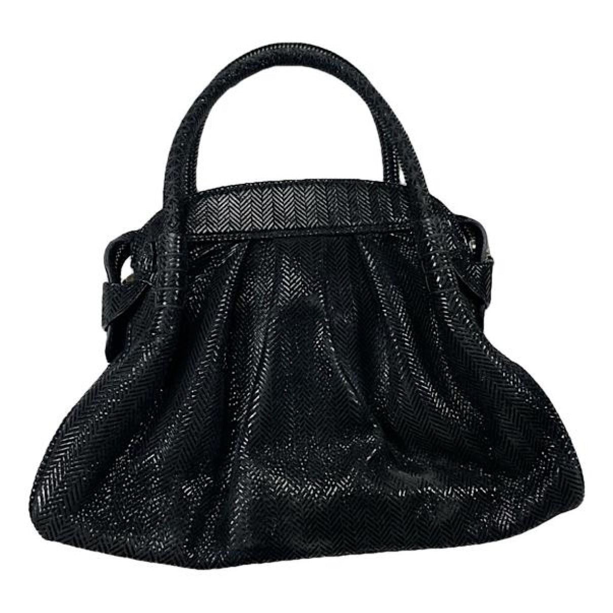 Giorgio Armani Black Leather Handbag Size ONE SIZE - 1 Thumbnail