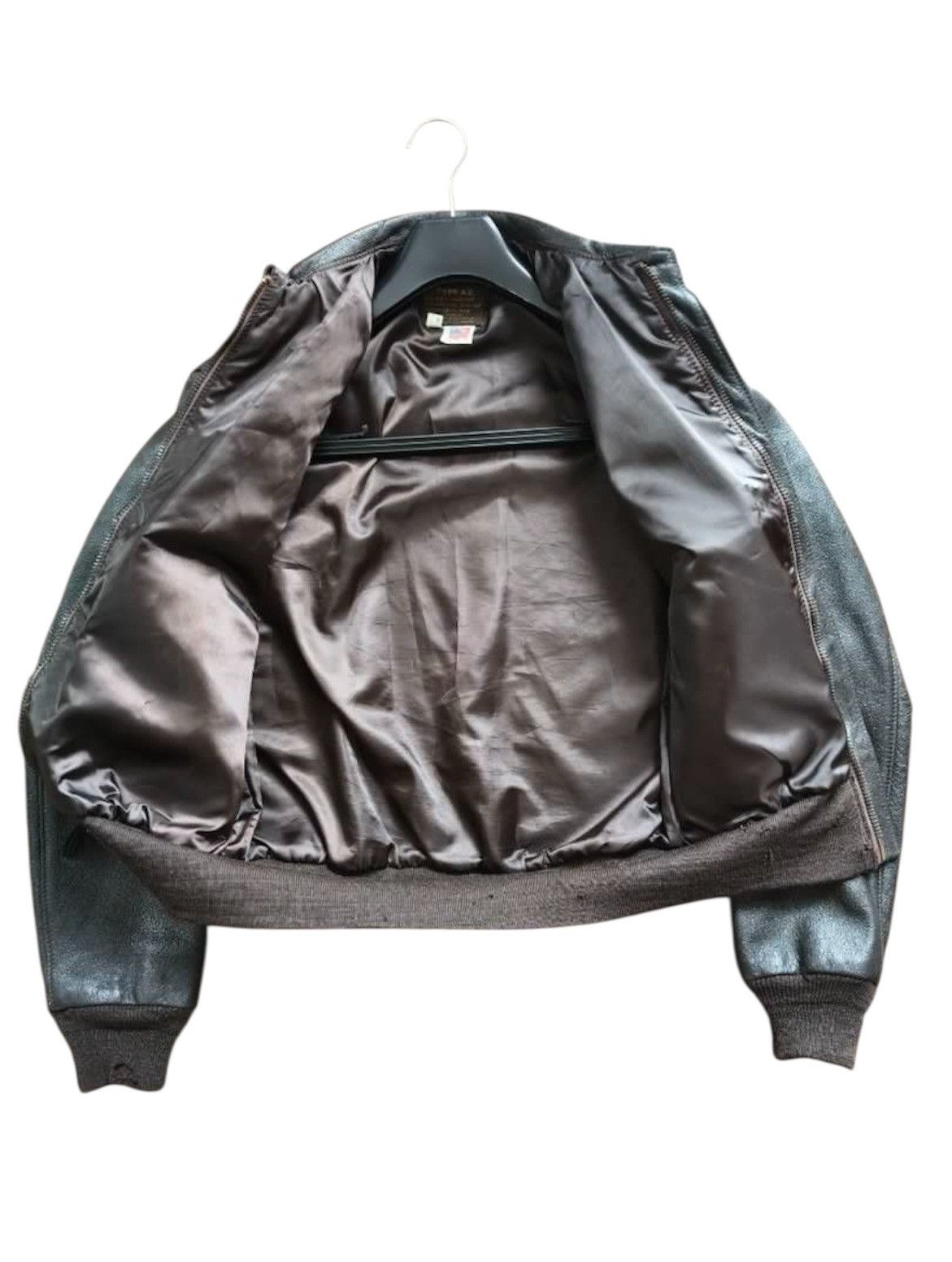 Vintage True Vintage 60’s Split S Aviation A-2 Flight Jacket Size US M / EU 48-50 / 2 - 2 Thumbnail
