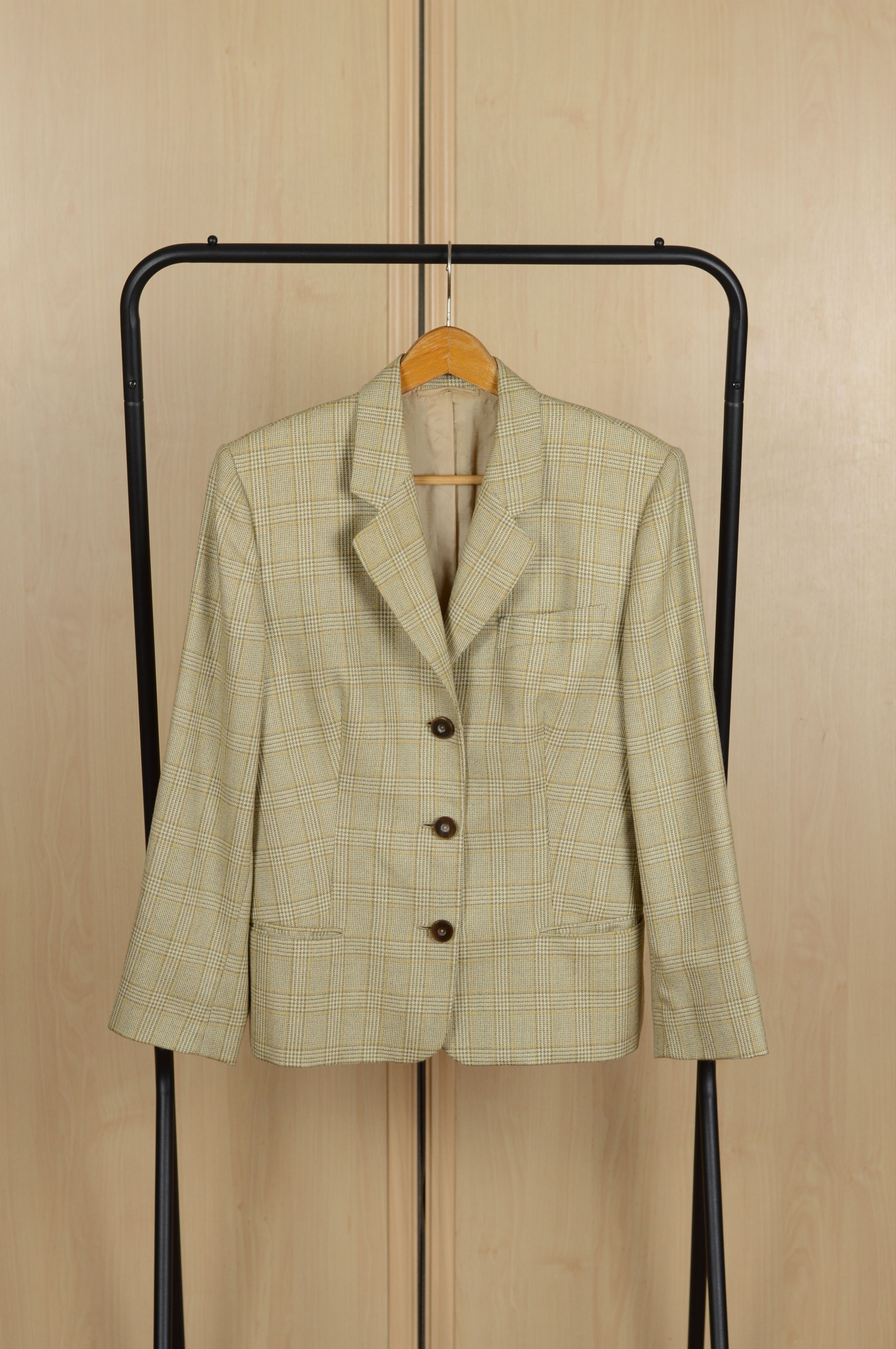 Kiton Kiton Cahsmere Checkered Blazer Size L / US 10 / IT 46 - 1 Thumbnail