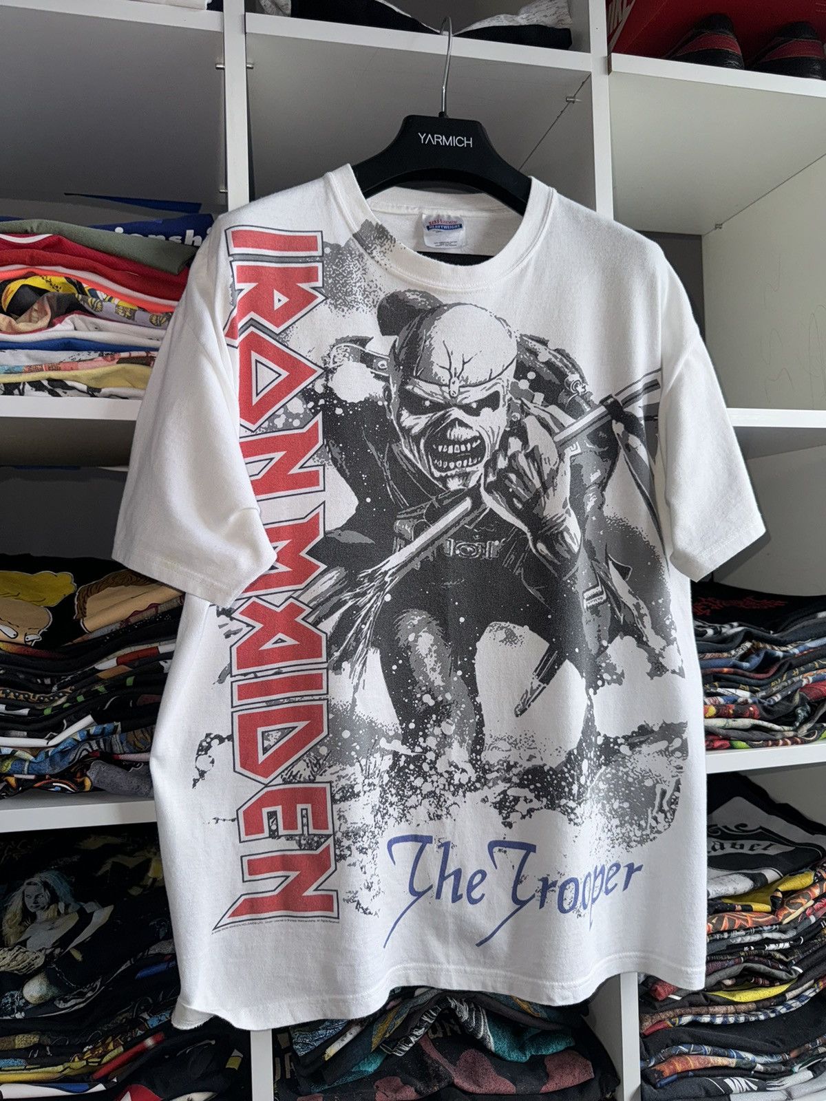 Band Tees Vintage Iron Maiden The Trooper Band Tee Size US L / EU 52-54 / 3 - 1 Thumbnail