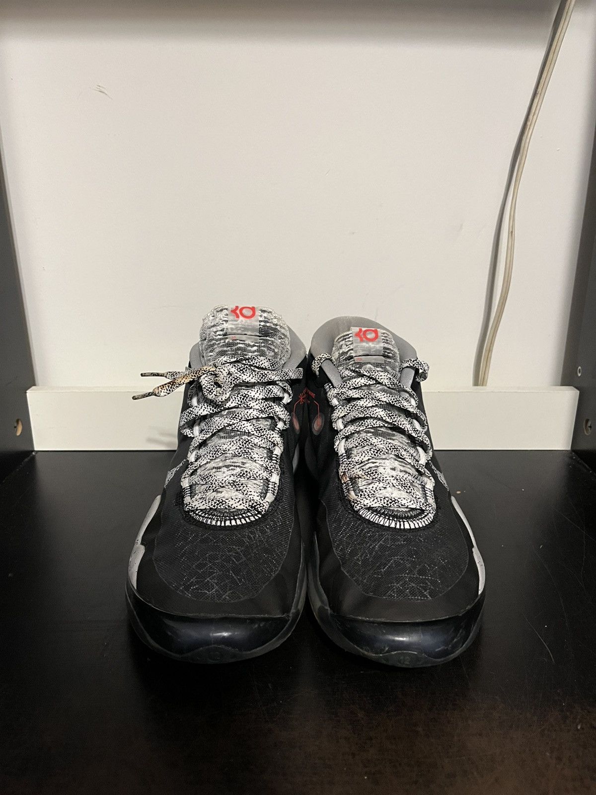 Nike Nike Zoom KD Kevin Durant 12 Black Cement Men’s AR4229-002 Size US 10.5 / EU 43-44 - 5 Thumbnail