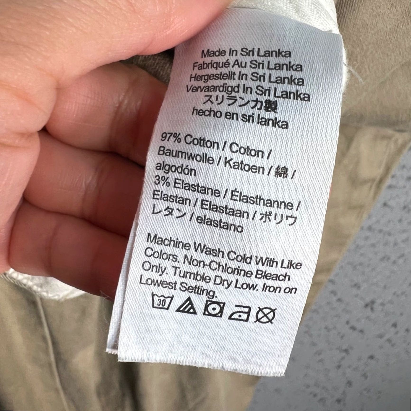 J.Crew J. Crew Bowery Slim Fit Chino Pants Mens 36 x 32 Beige Cotton Blend Slim Straight 90s Preppy Mens Size US 36 / EU 52 - 5 Thumbnail