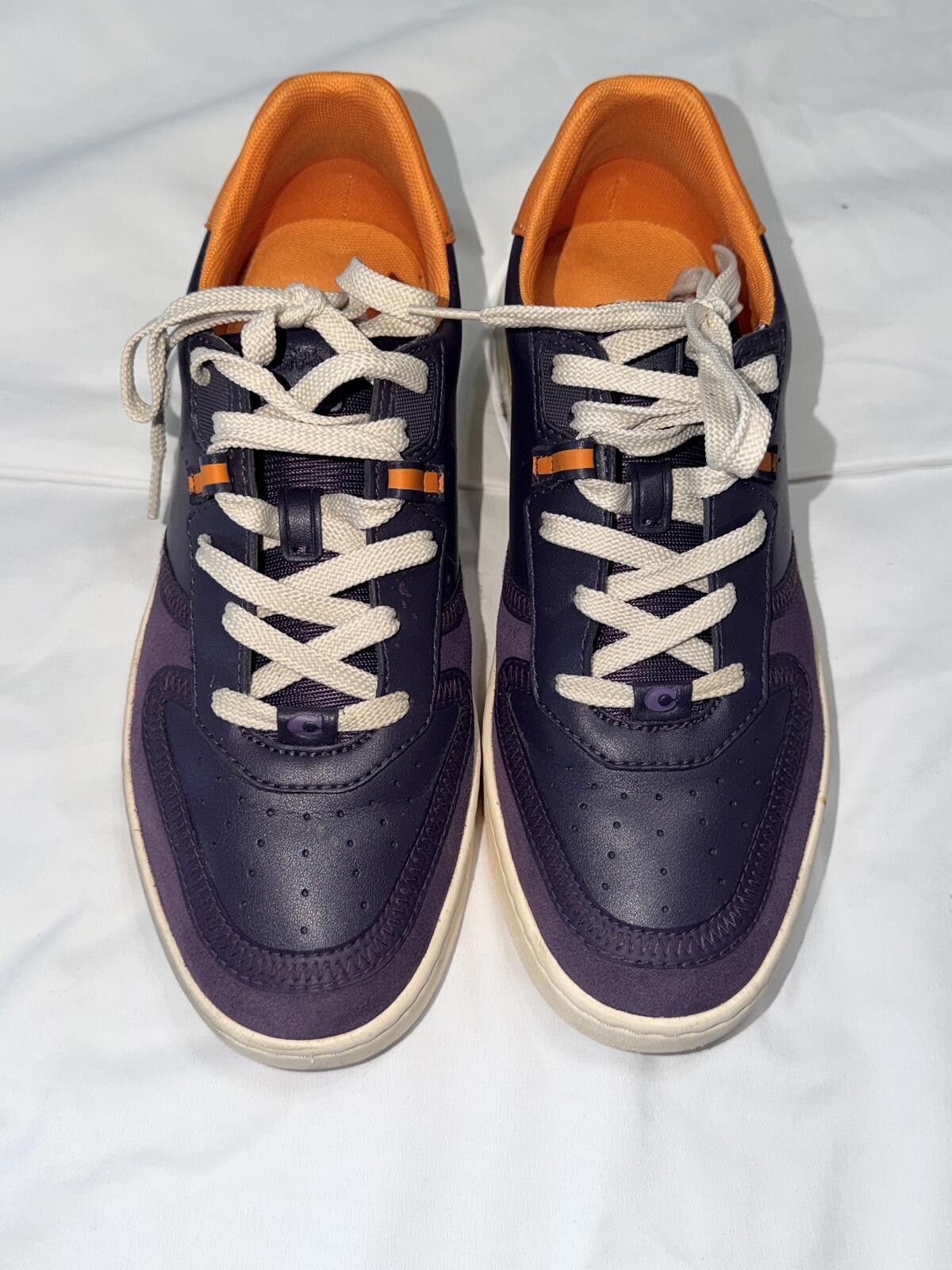 Coach Coach Mens Citysole Court Sneaker Purple/Orange Size 9 Size US 9 / EU 42 - 1 Thumbnail