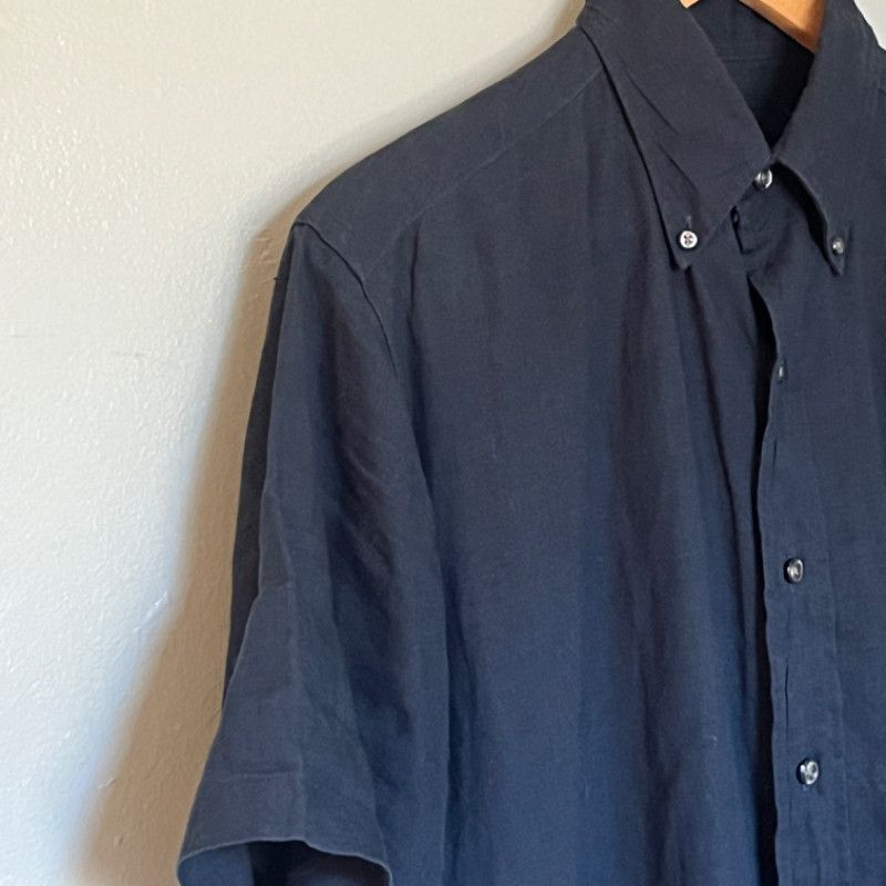 Brooks Brooks Brothers 346 Men's Shirt Size S Dark Navy Blue Size US S / EU 44-46 / 1 - 2 Thumbnail