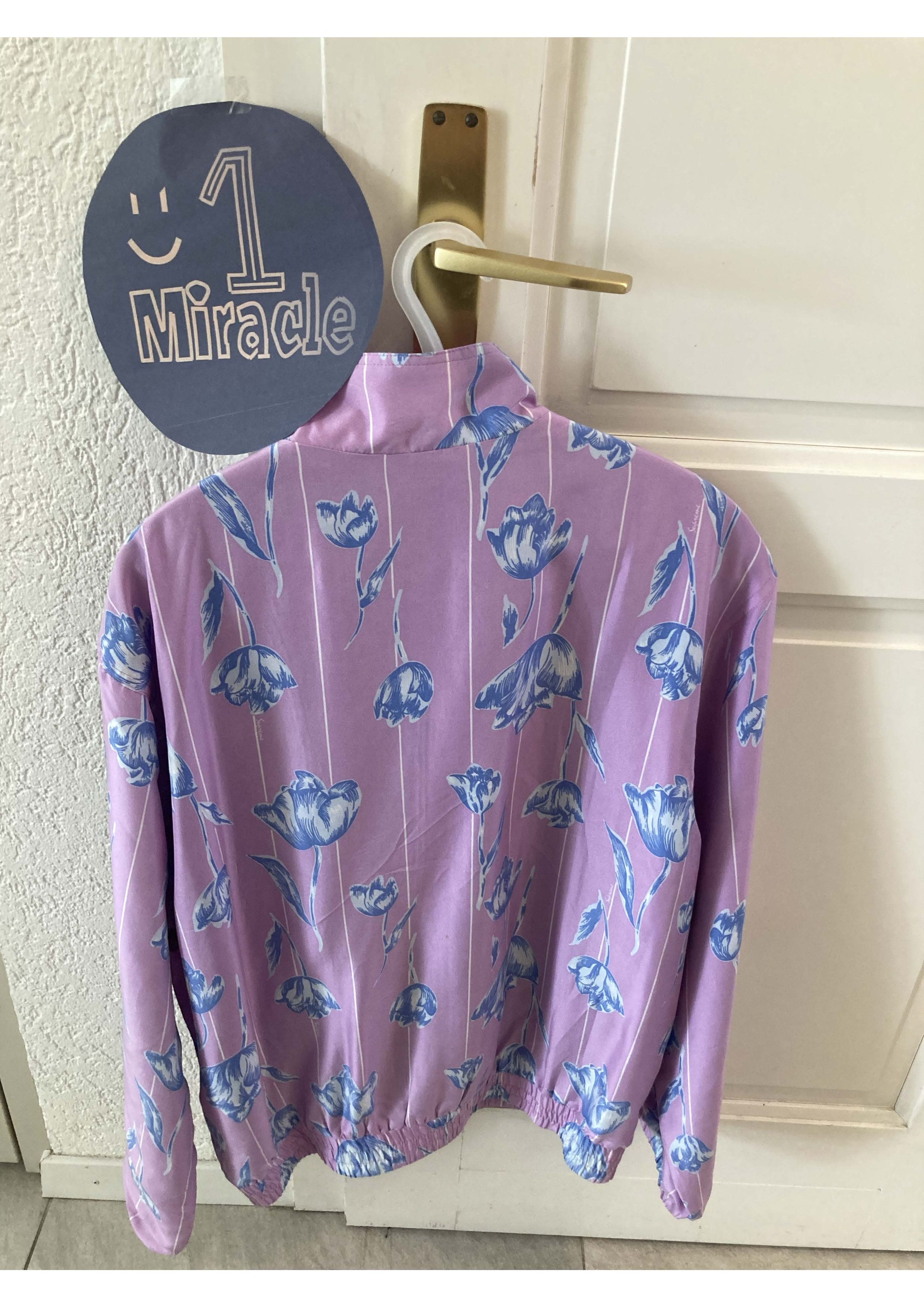 Supreme Supreme Floral Silk Track Jacket SS2019 Roses Pink Size US M / EU 48-50 / 2 - 2 Thumbnail