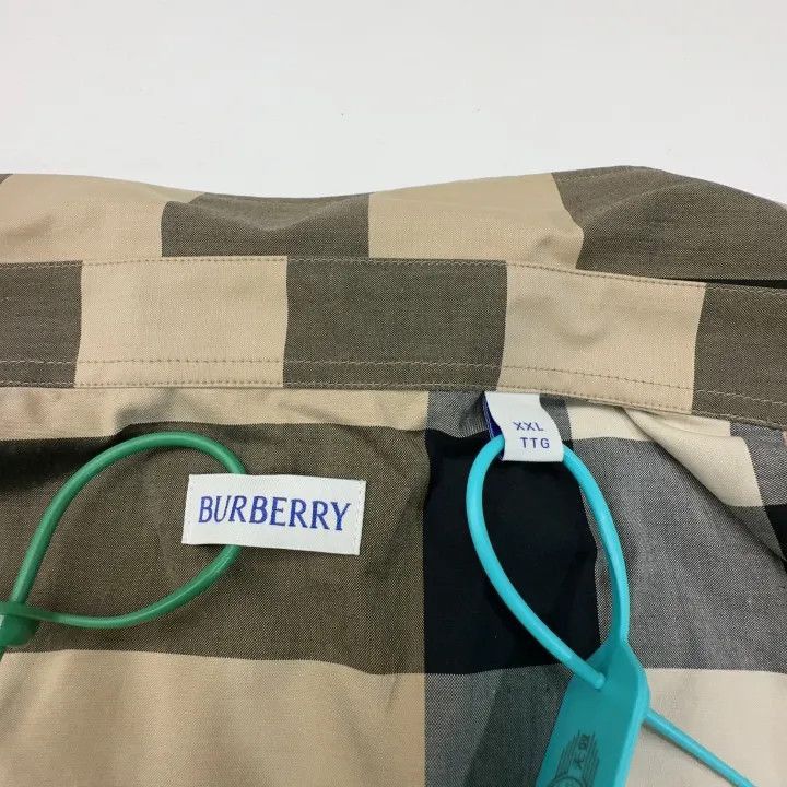 Burberry Burberry Burberry Check Pattern Casual Short Sleeve Shirt- Size US XXL / EU 58 / 5 - 2 Thumbnail