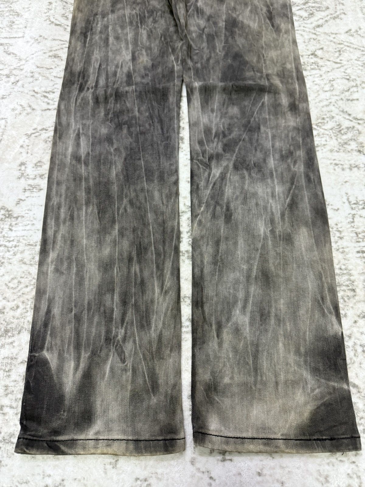 Japanese Brand Japanese Brand Pasta Denim Studded Waxed Coated Jeans Size US 30 / EU 46 - 7 Thumbnail