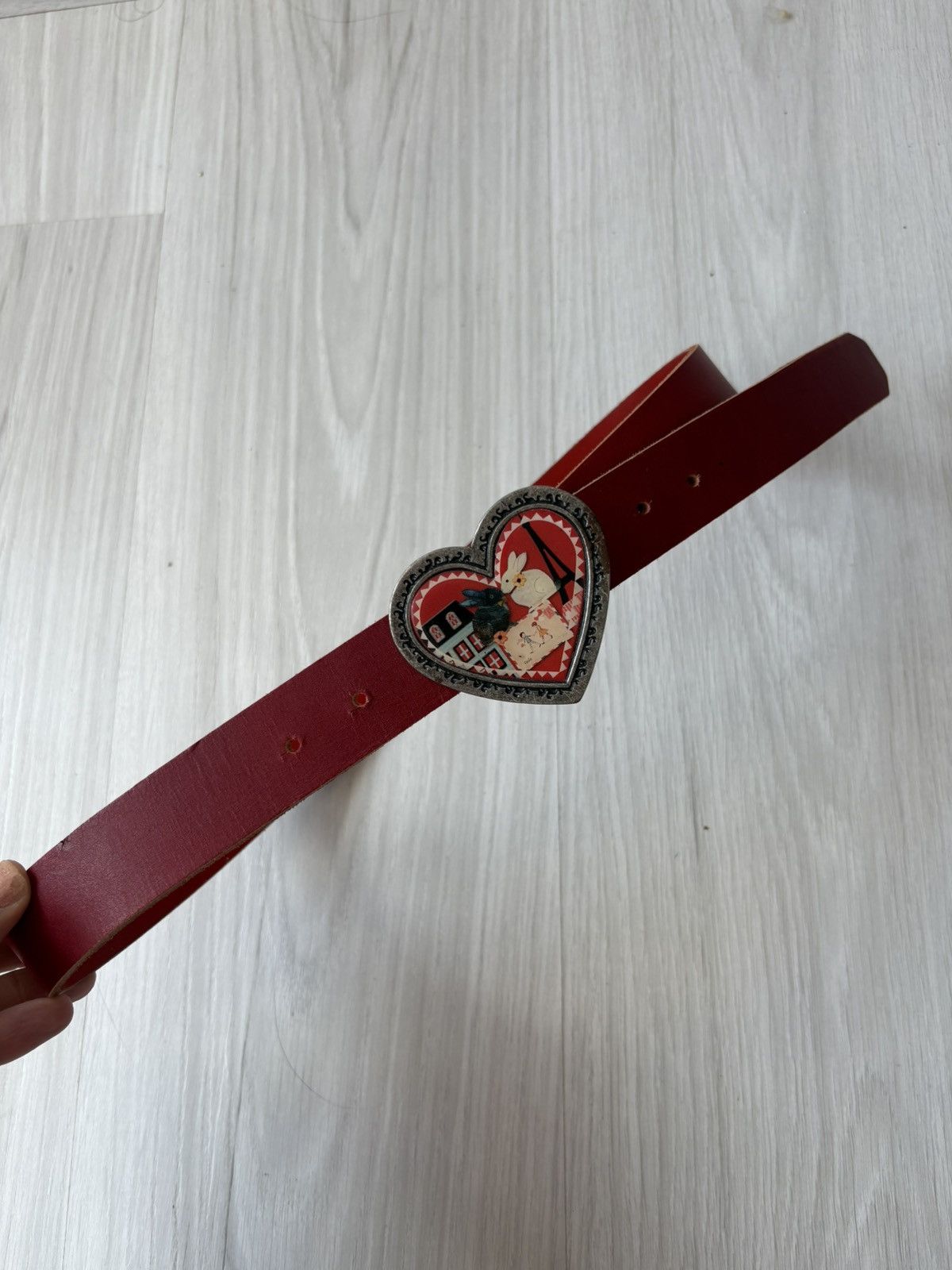 Vintage Y2k leather belt Size ONE SIZE - 4 Thumbnail