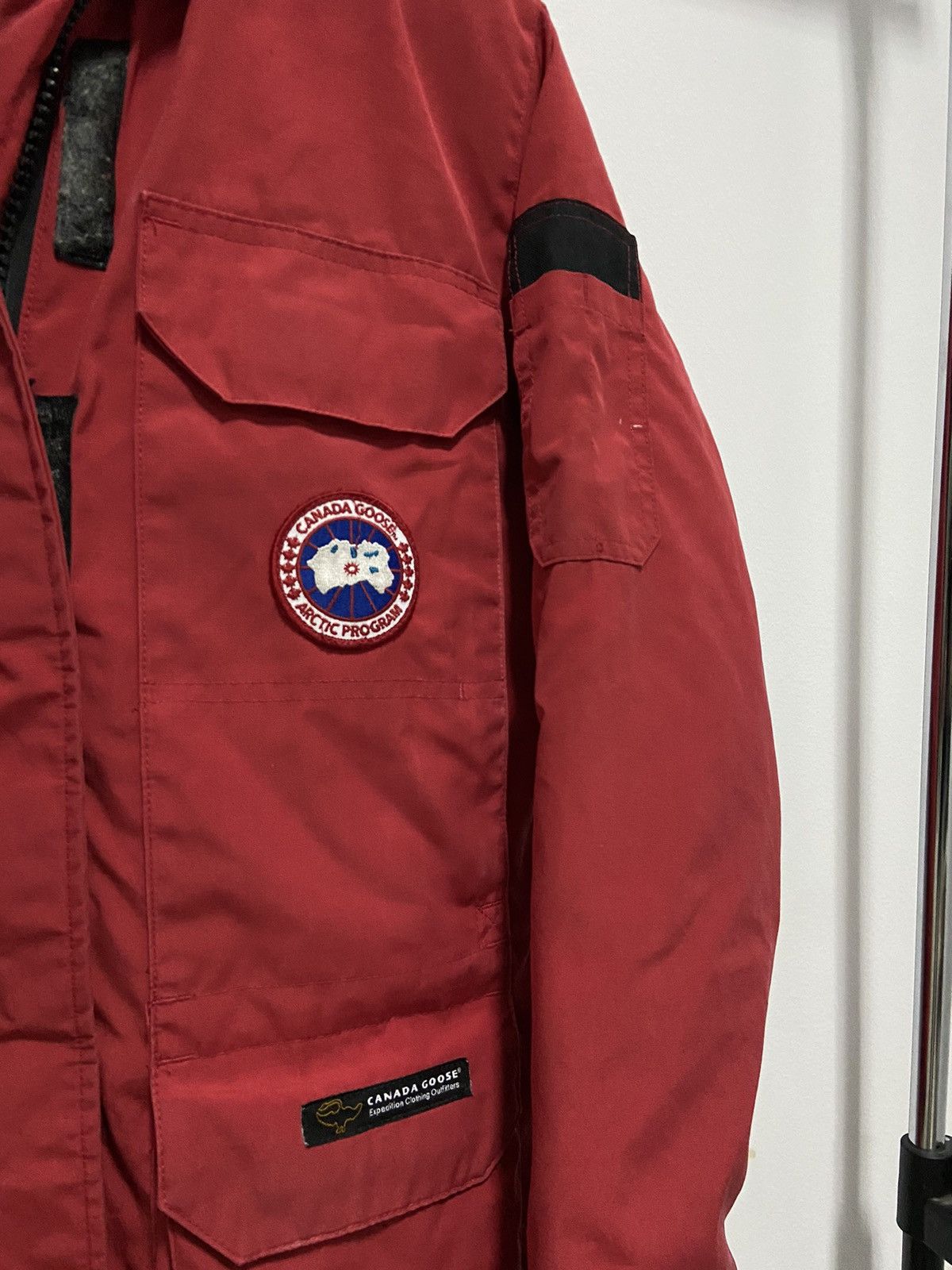 Canada Goose × Vintage Canada Goose expedition Jacket Hood fur Vintage Puffer Size M / US 6-8 / IT 42-44 - 3 Thumbnail