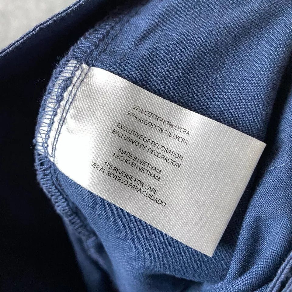 Eddie Bauer Eddie Bauer Cargo Pants Medium Capri Women's Blue Cotton M Size 32" / US 10 / IT 46 - 10 Thumbnail