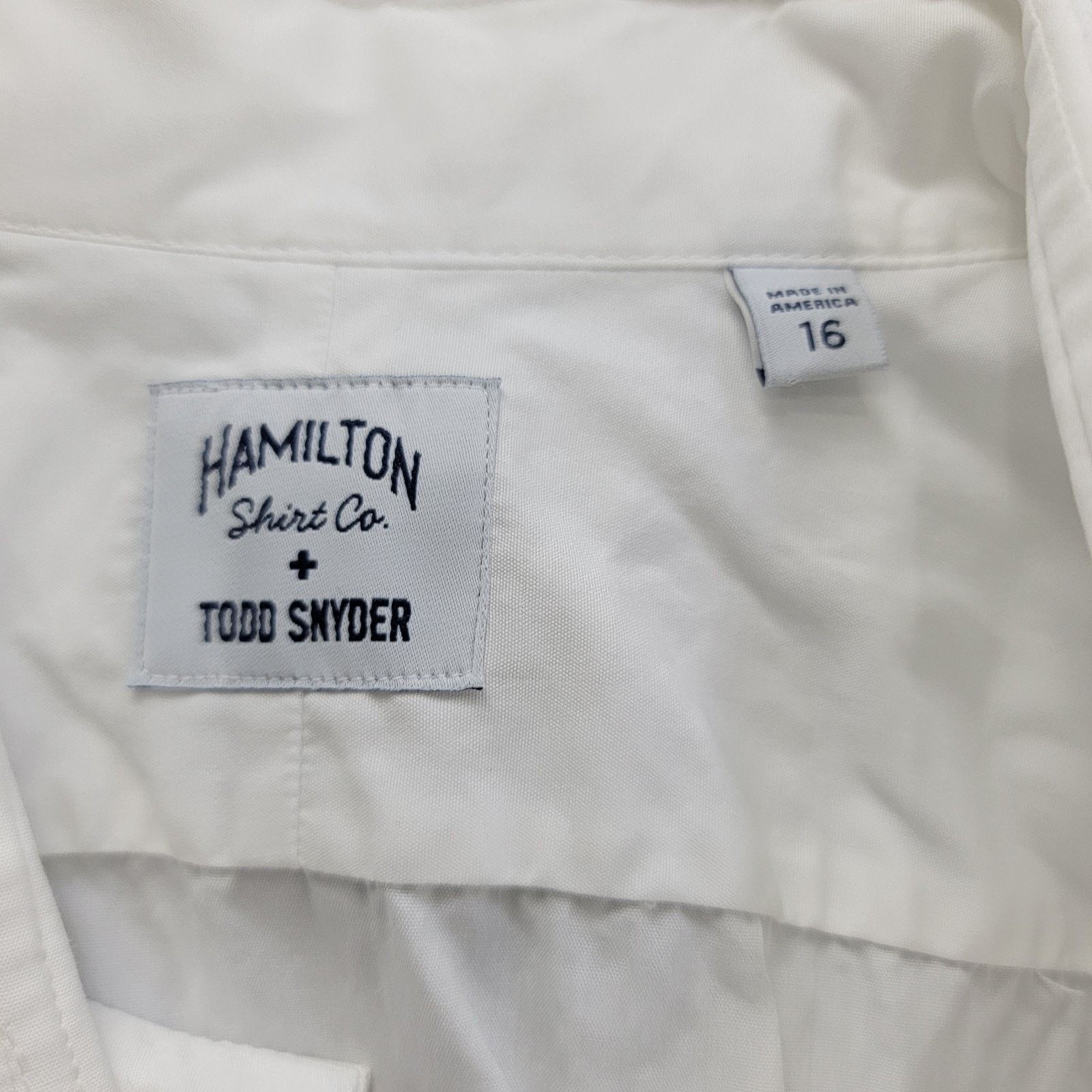 Todd Snyder Todd Snyder x Hamilton Pique Bib Fly Front Tuxedo Shirt Size US M / EU 48-50 / 2 - 6 Thumbnail