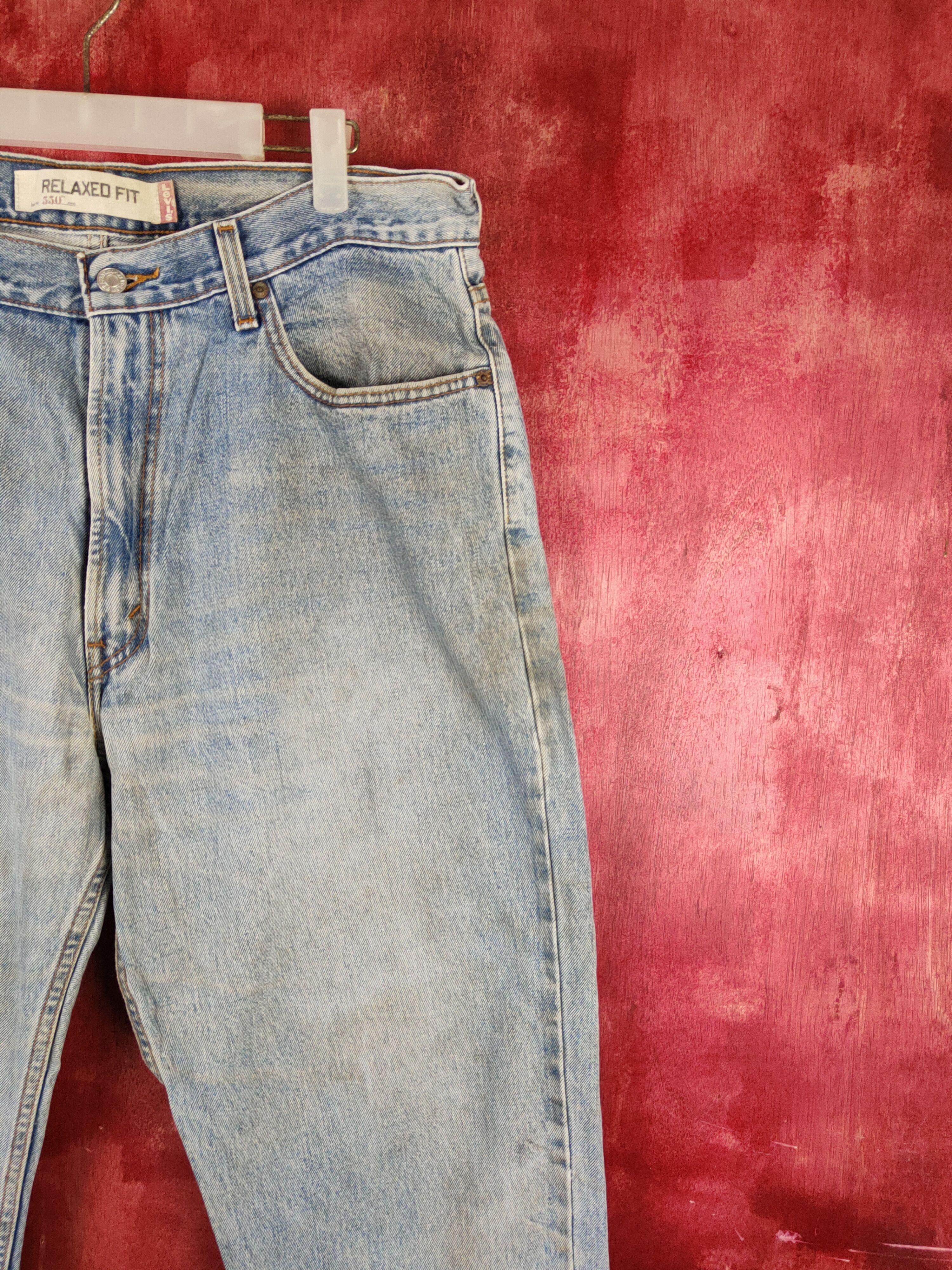 Japanese Brand × Levi's Levi's Blue Faded Distressed Ripped Jeans #S1833 Size US 36 / EU 52 - 5 Thumbnail