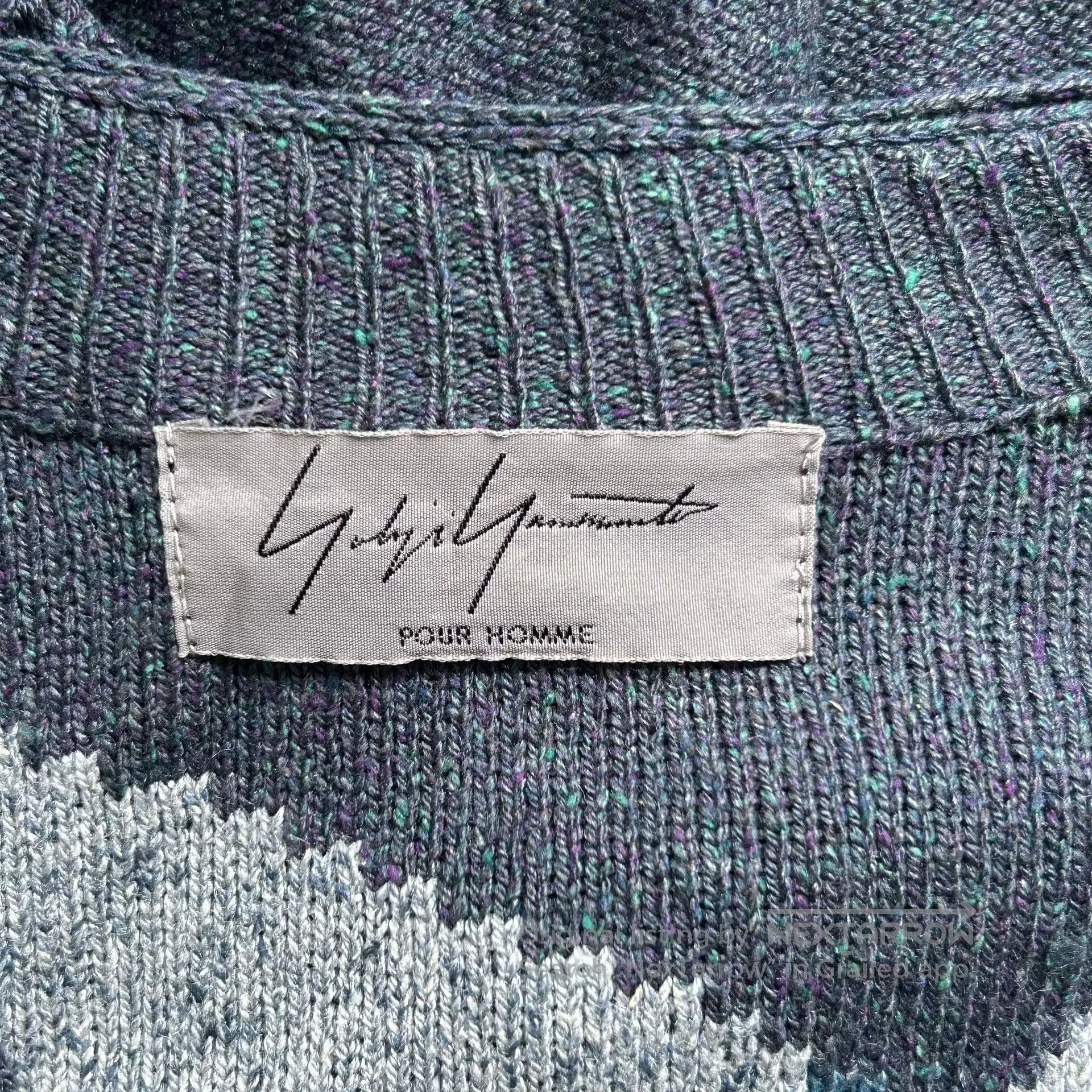 Yohji Yamamoto Yohji Yamamoto Geometric Silk Cardigan. Size US M / EU 48-50 / 2 - 6 Thumbnail