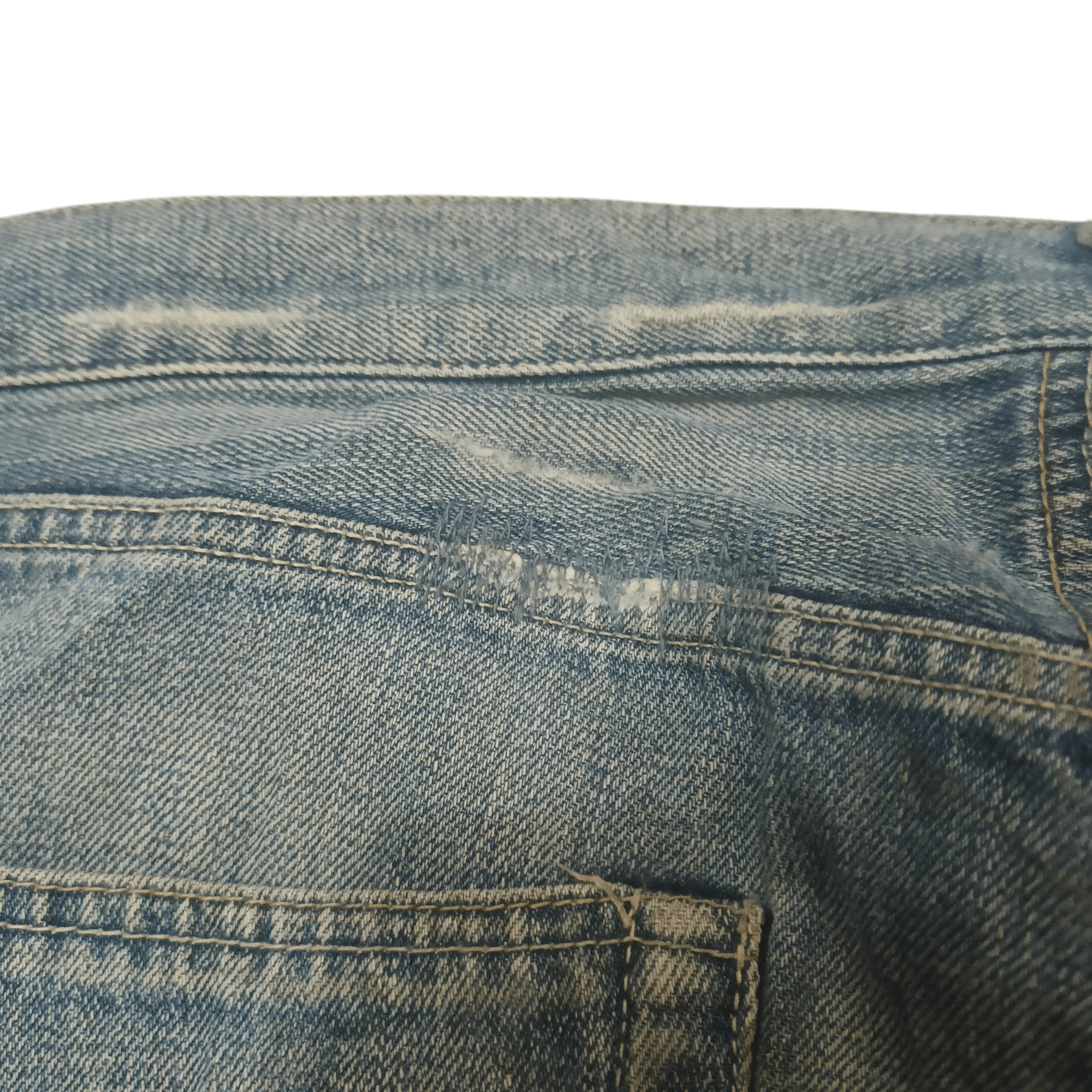 Neighborhood Rare!!! Neighborhood Savage Selvedge Jeans Distressed Jeans Size US 33 - 21 Thumbnail