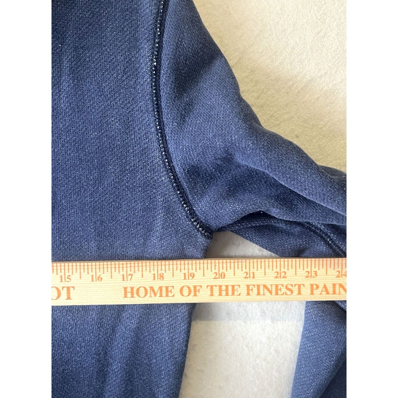 Vintage Penguin Mens Hoodie Sweater Size Medium Blue Cotton Zip Up Size US M / EU 48-50 / 2 - 3 Thumbnail