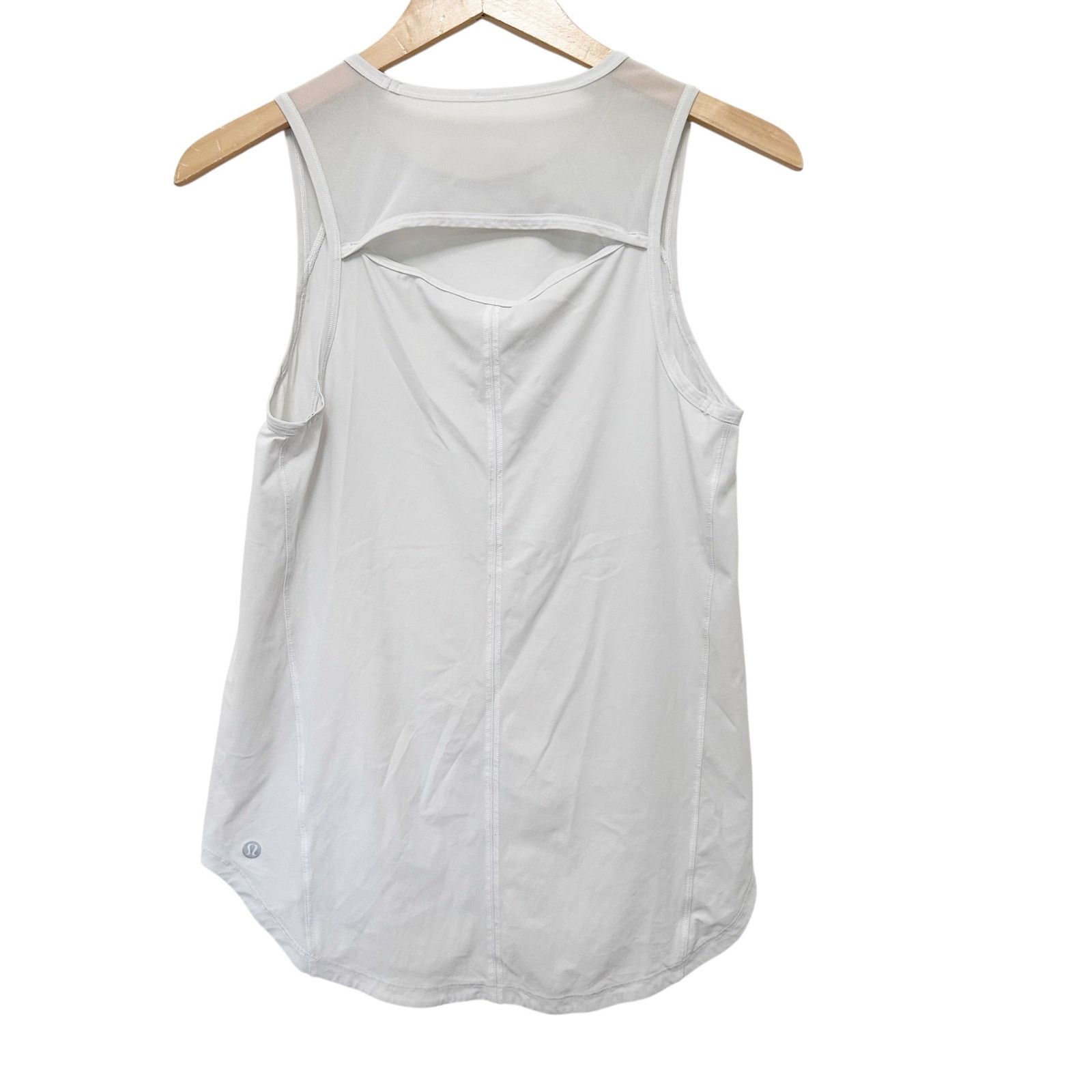 Lululemon Lululemon White Tank Top Sz S Size S / US 4 / IT 40 - 3 Thumbnail