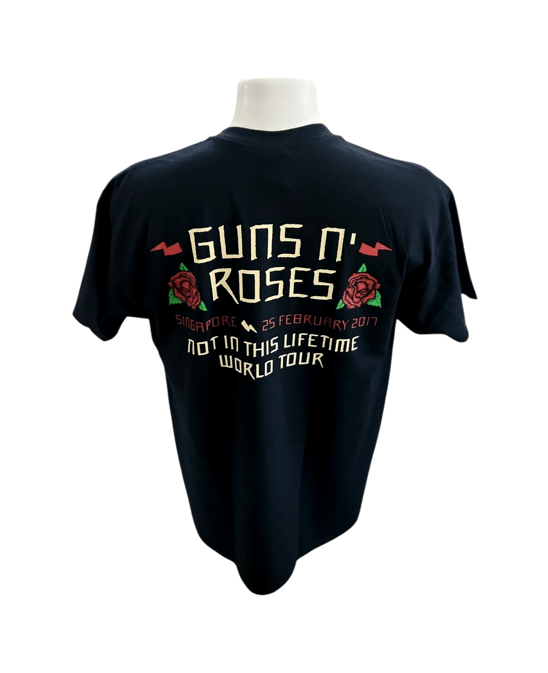 Band Tees Guns N Roses Not In This Lifetime 2017 Singapore SZ Large Size US L / EU 52-54 / 3 - 3 Thumbnail