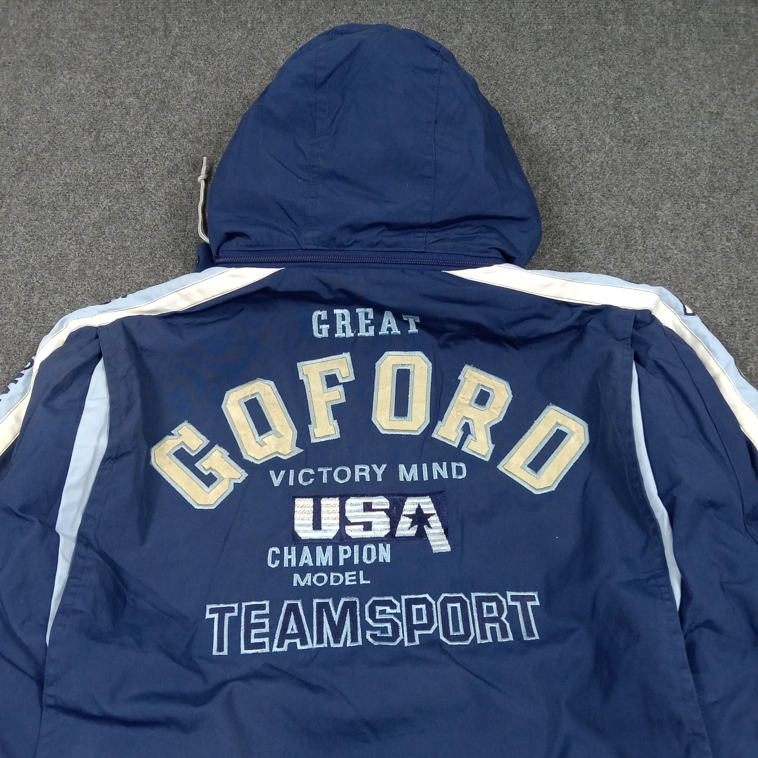 Vintage 90s GQford Club Team Sport USA Outdoor Jacket C284N4 Size US L / EU 52-54 / 3 - 2 Thumbnail