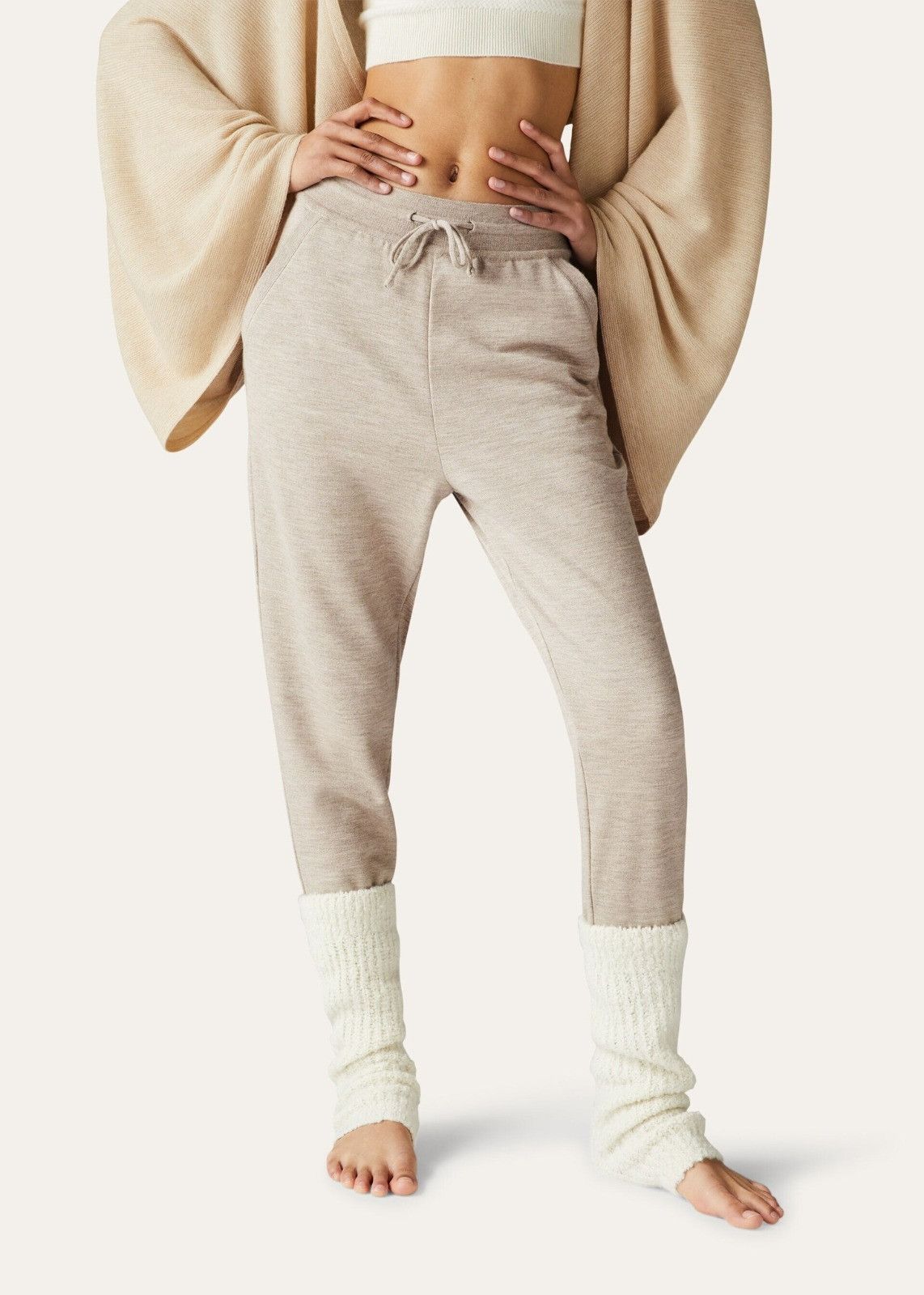 Loro Piana o1srvl11e1125 FAN1852 Cocooning AF Pant in Light Beige Size 26" / US 2 / IT 38 - 4 Thumbnail