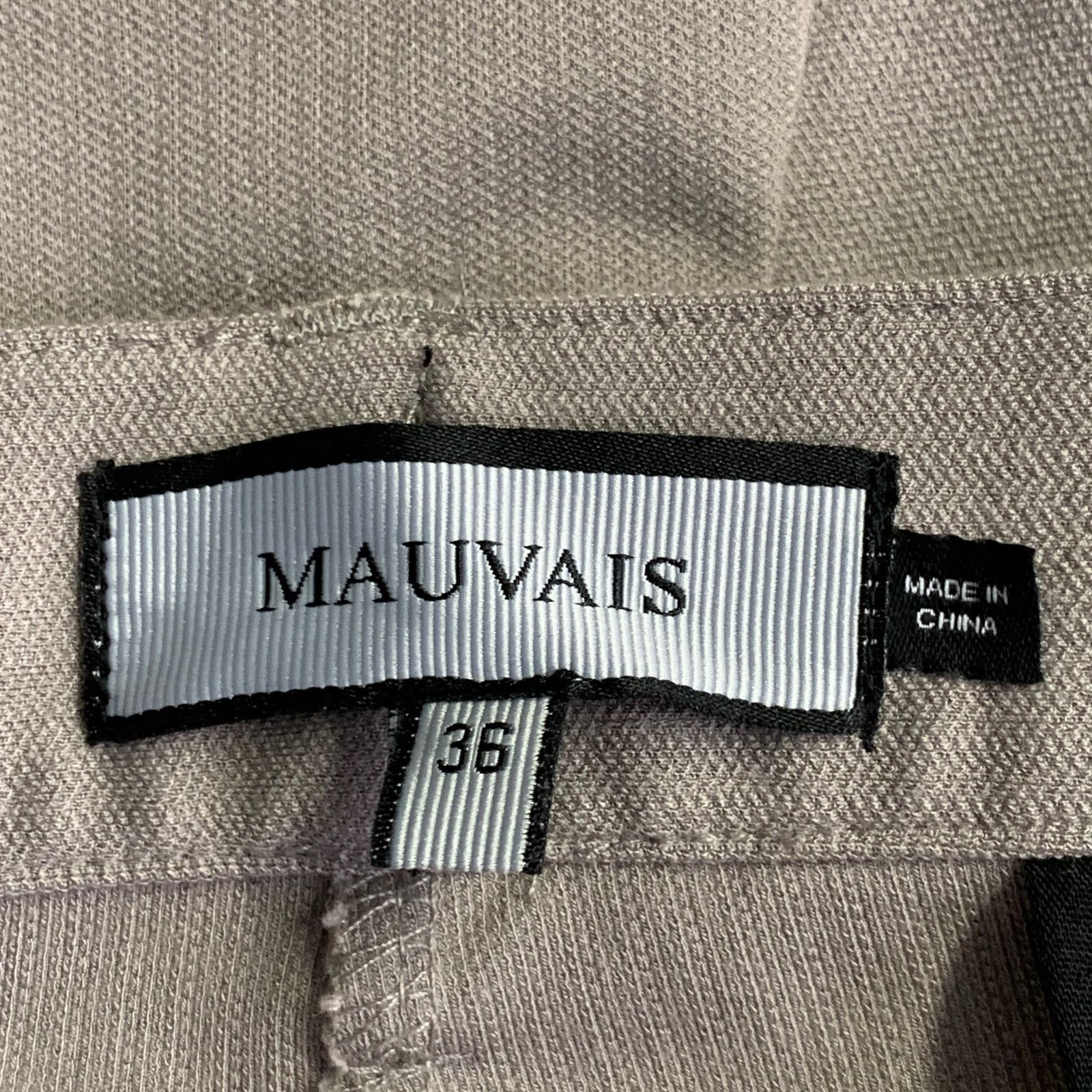 Other MAUVAIS Size 36 Tan Herringbone Rayon Blend Zip Fly Shorts Size US 36 / EU 52 - 3 Thumbnail