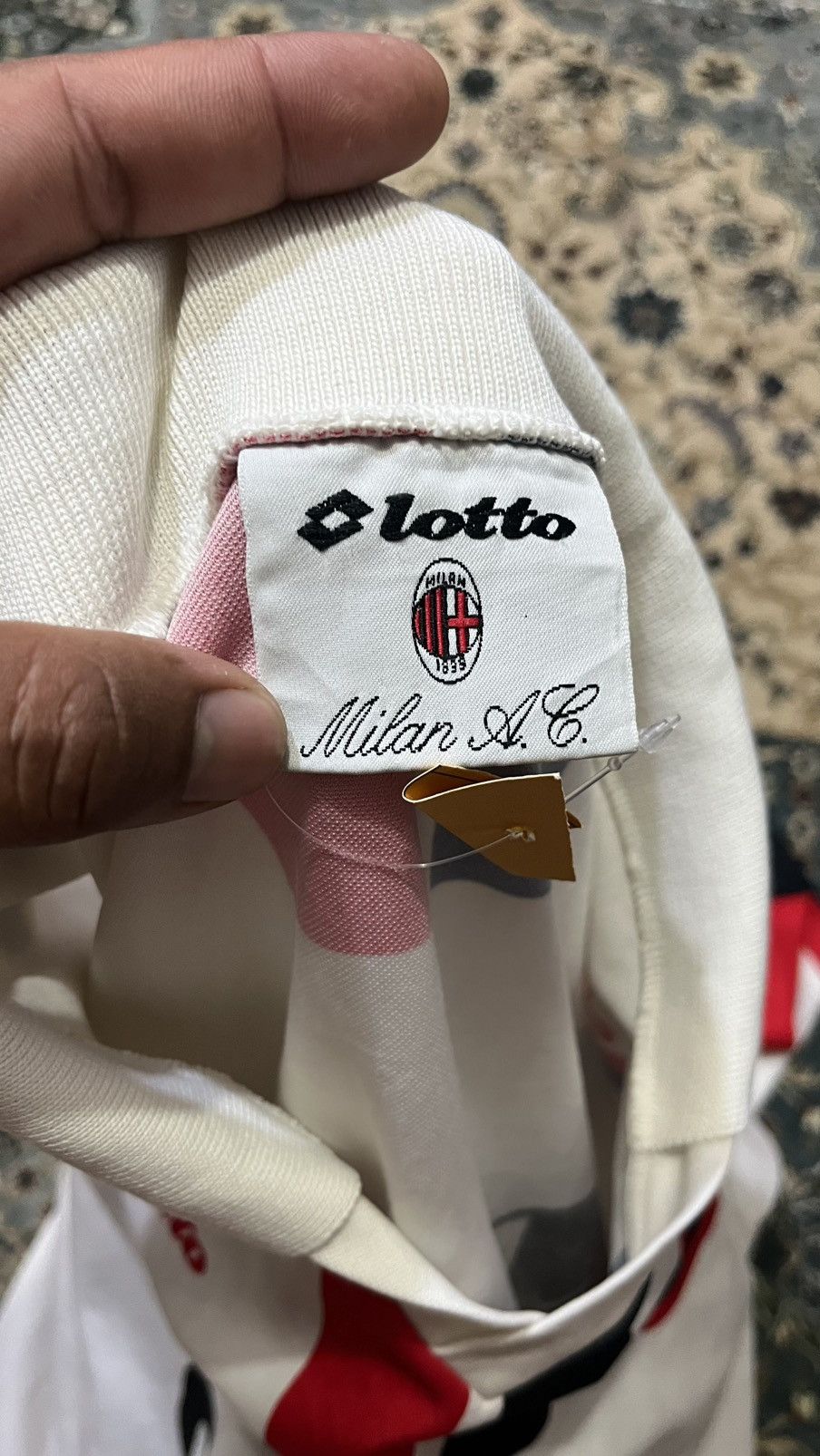 Other Vintage LOTTO AC MILAN 1996/97 jersey Size US L / EU 52-54 / 3 - 6 Thumbnail