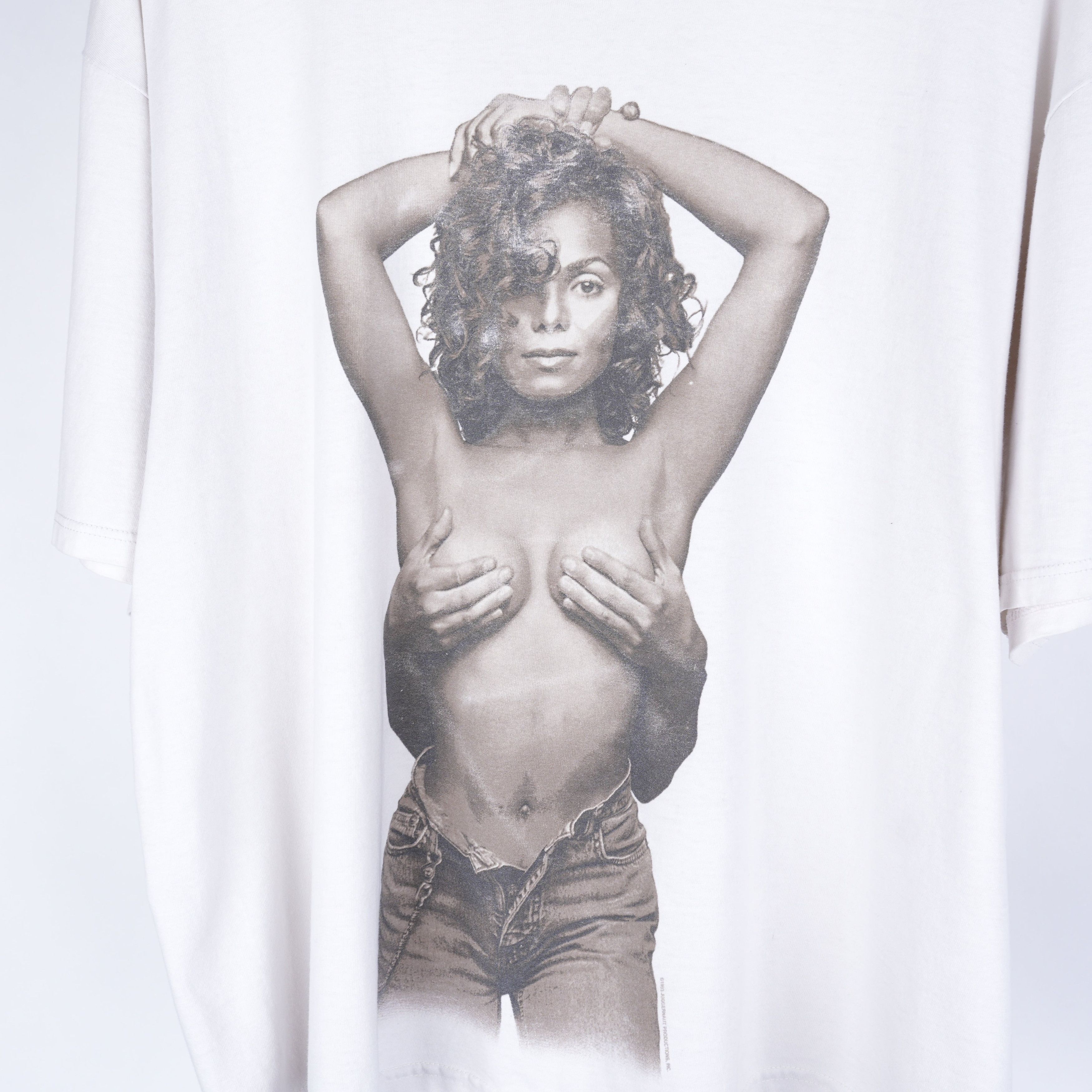 Vintage VINTAGE JANET WORLD TOUR TEE Size US L / EU 52-54 / 3 - 3 Thumbnail