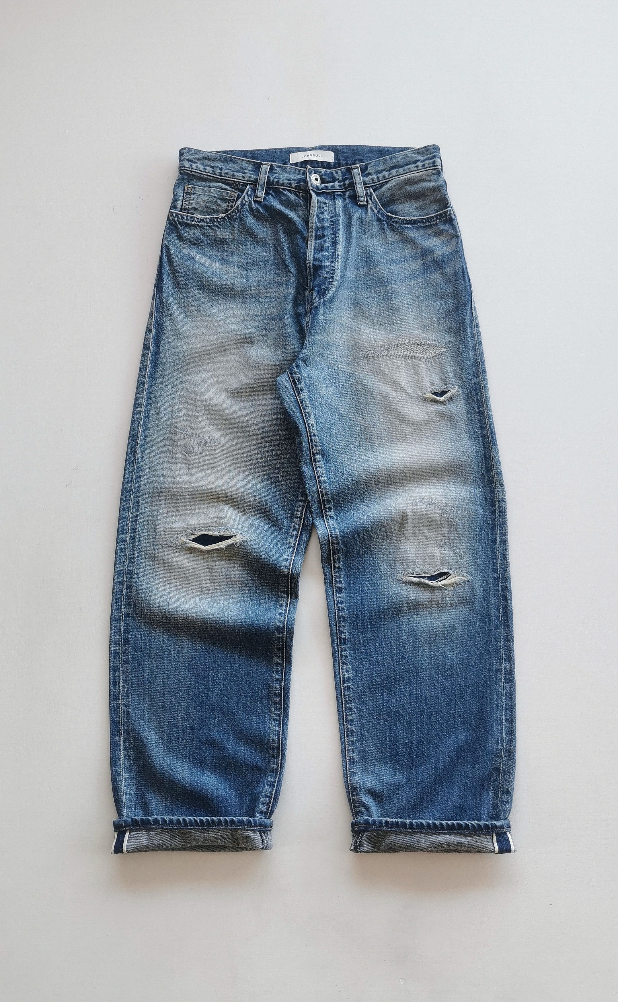 Johnbull Johnbull Selvedge Boro Jeans 30x27 Size US 30 / EU 46 - 1 Thumbnail