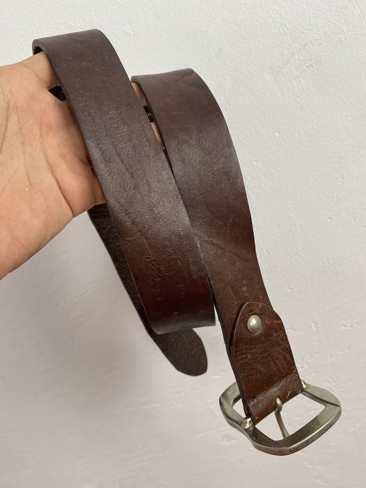Japanese Brand Numbe (N)ine Leather belt Size ONE SIZE - 3 Thumbnail