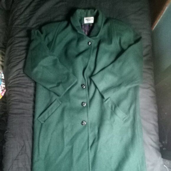 Other Vintage Donnybrook Woman Wool Pea Coat Overcoat Size L / US 10 / IT 46 - 2 Thumbnail