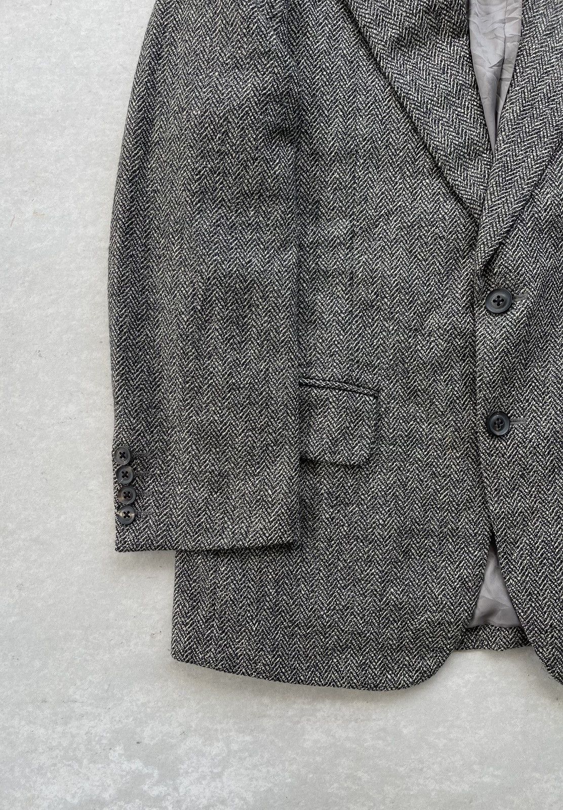 Burberry Prorsum 🔥Vintage 90's Burberrys British Wool Herringbone Blazer/Suit Size US S / EU 44-46 / 1 - 2 Thumbnail