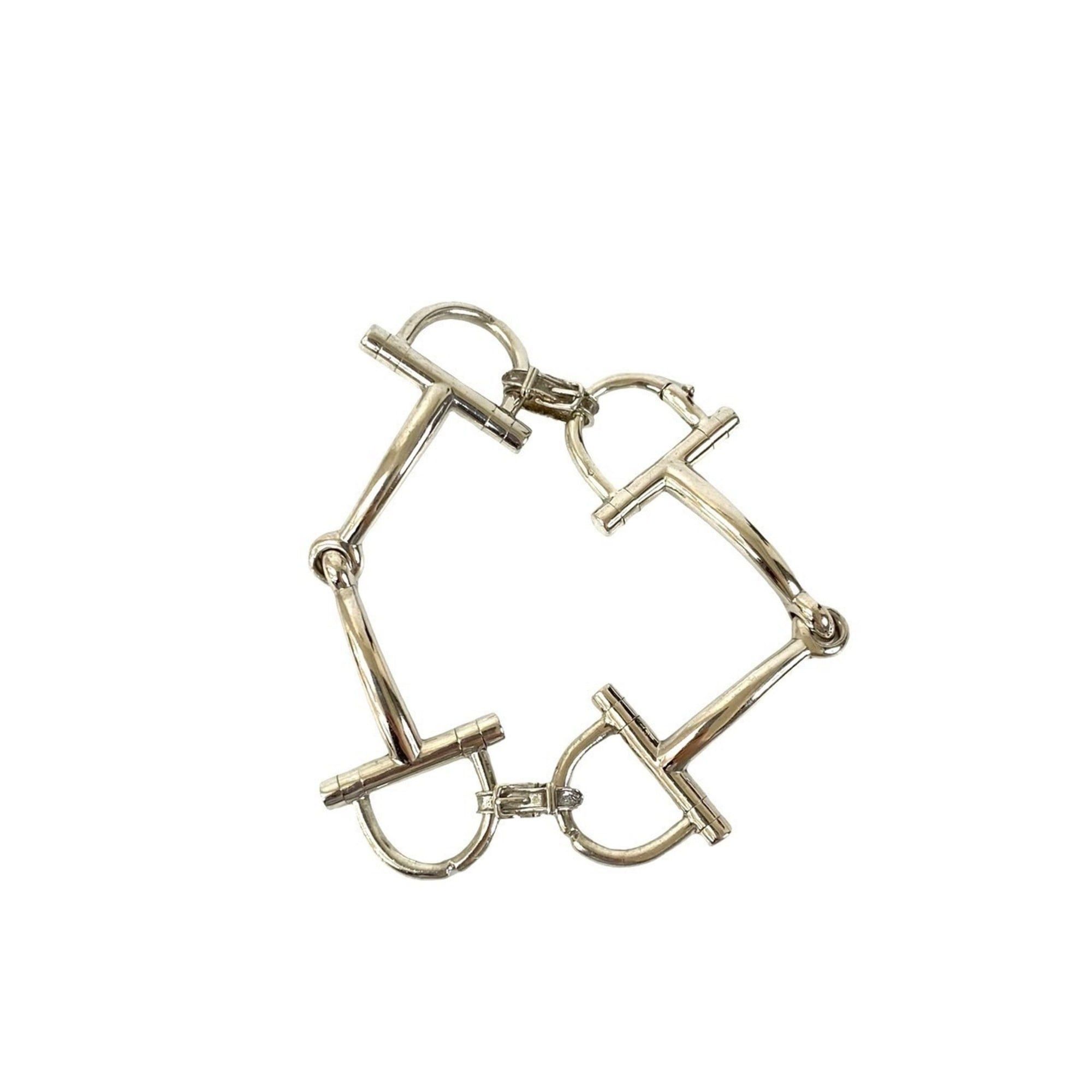 Hermes HERMES Horsebit Belt, Sterling Silver 925 Bracelet Bangle, 71026 Size ONE SIZE - 1 Thumbnail