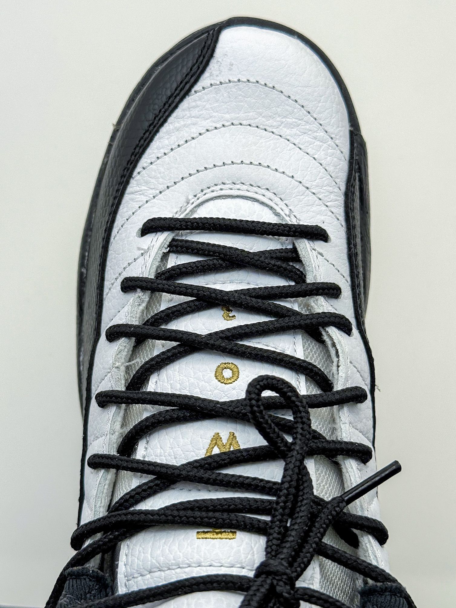 Nike Air Jordan 12 Retro GS "Royalty Taxi" 2021 White Black Size US 7 / EU 40 - 14 Thumbnail